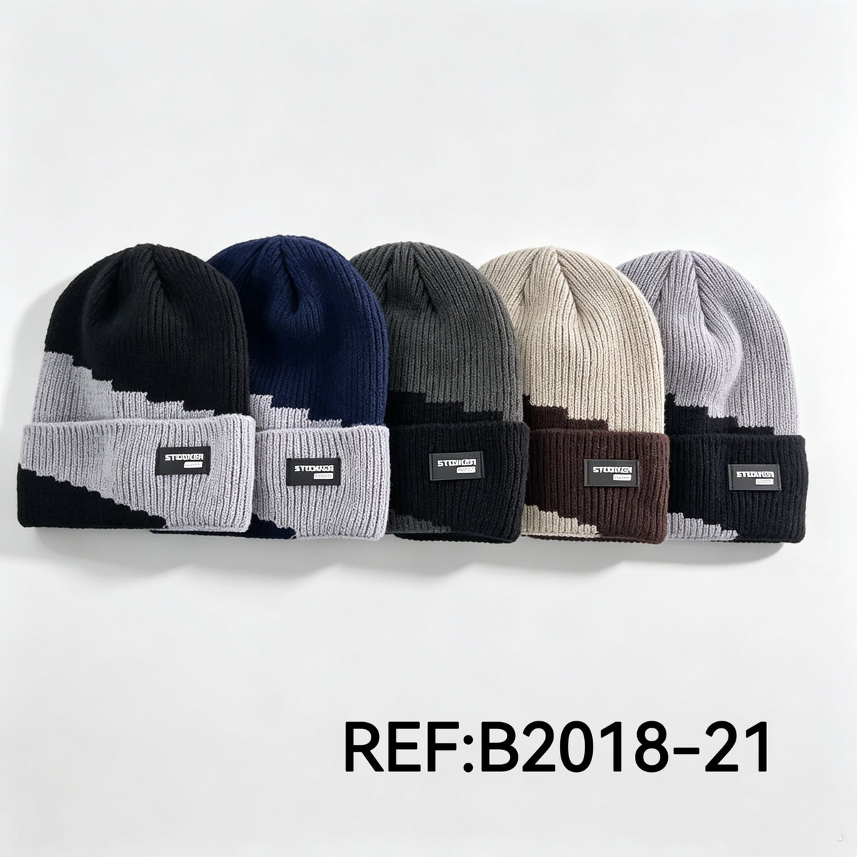 Bonnet homme en doublé polaire (x12) #21