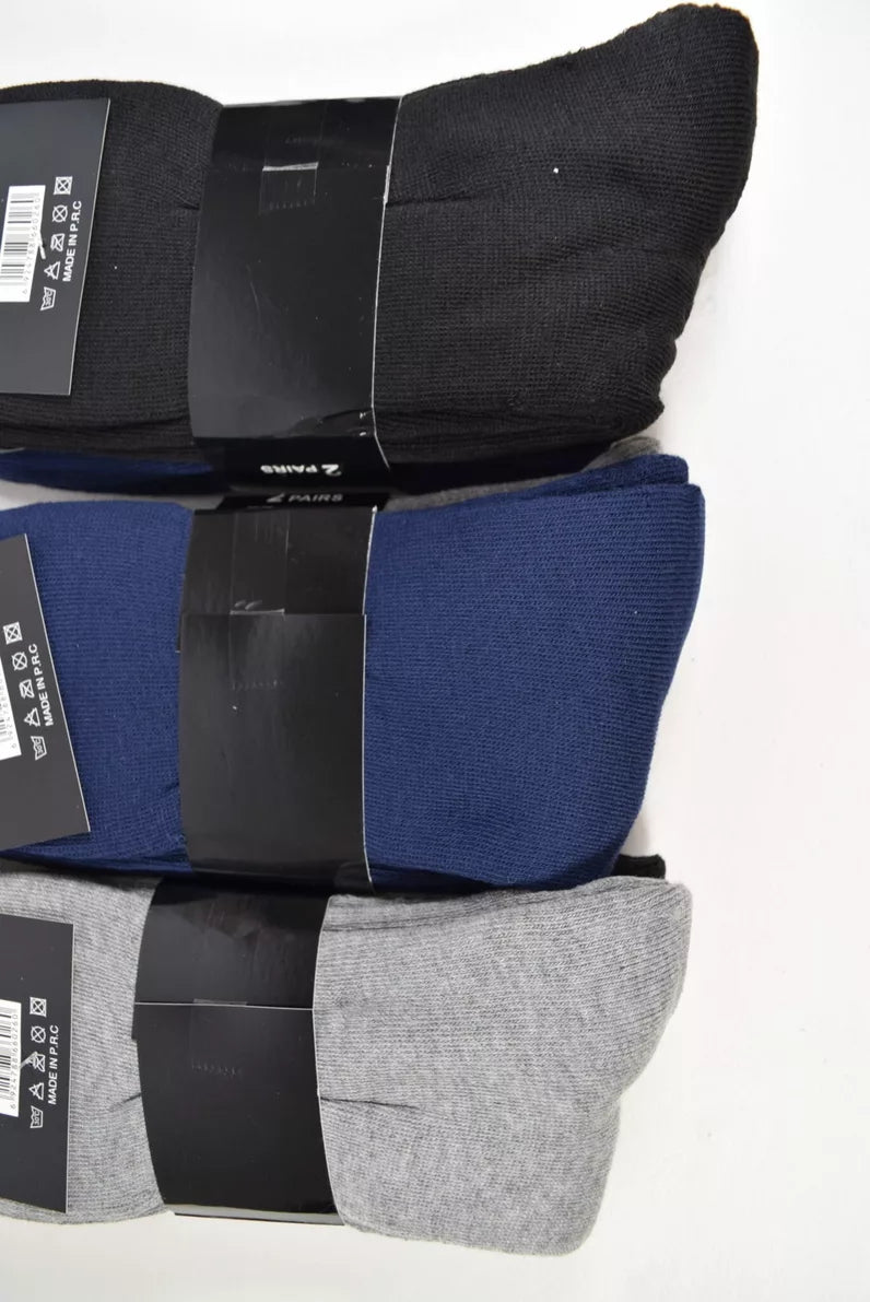 Chaussettes Homme Noir Sans Motif
 (x24)