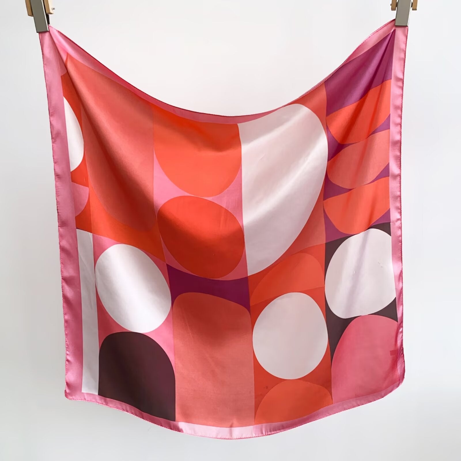Foulard Carré touche soie 70cmx70cm (x12)#4