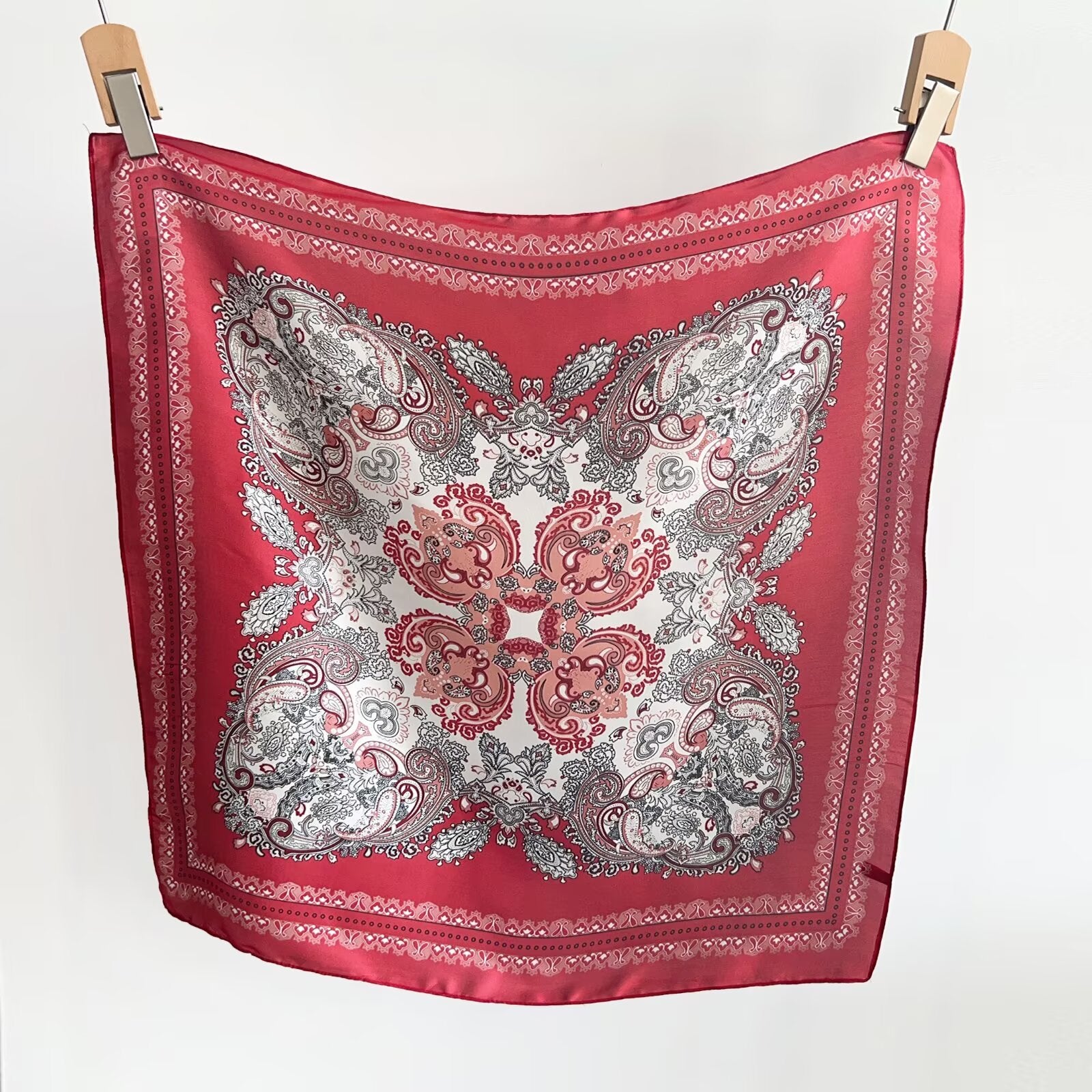 Foulard Carré touche soie 70cmx70cm (x12)#4