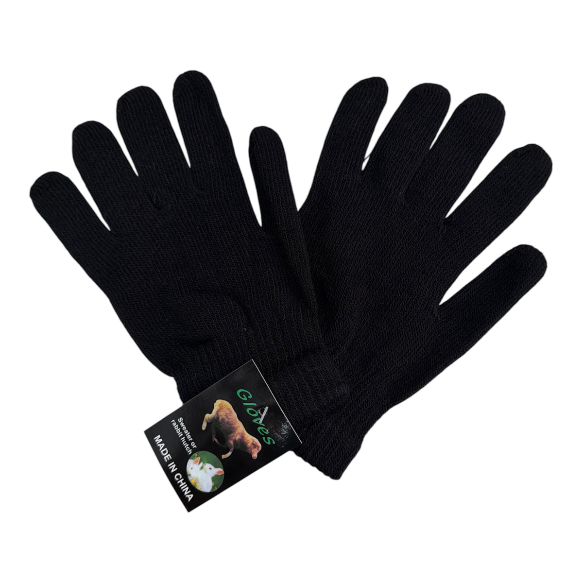 Gants d’hiver en maille confortable(x12)
