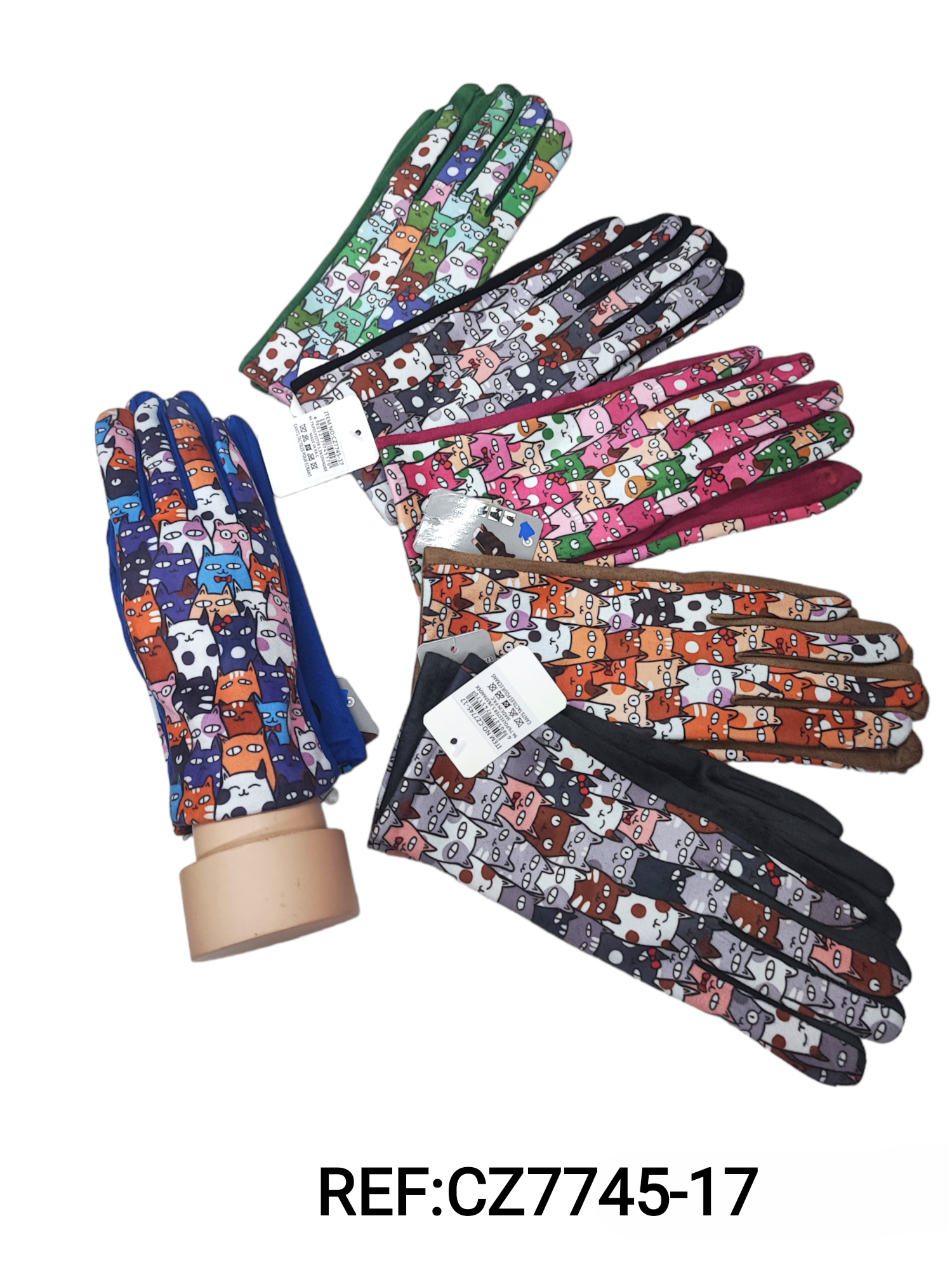 LOT DE 12 - Gants tactiles Femme #17