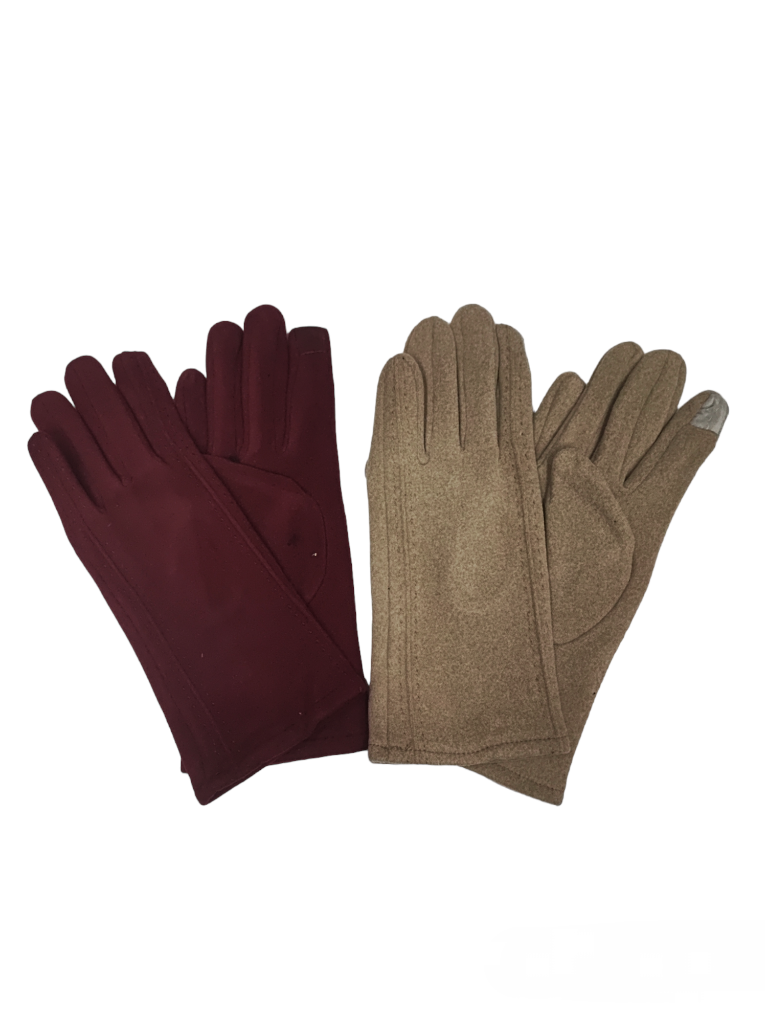 Gants tactiles effet tweed femme (x12)#24