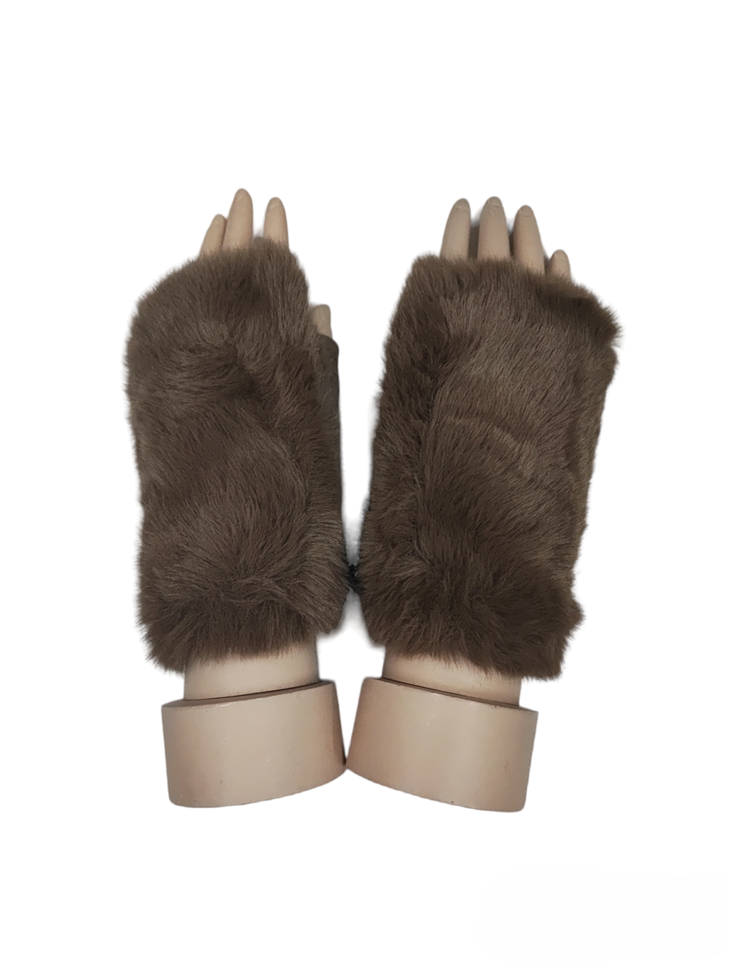 Mitaines gants fausse fourrure (x12) #26