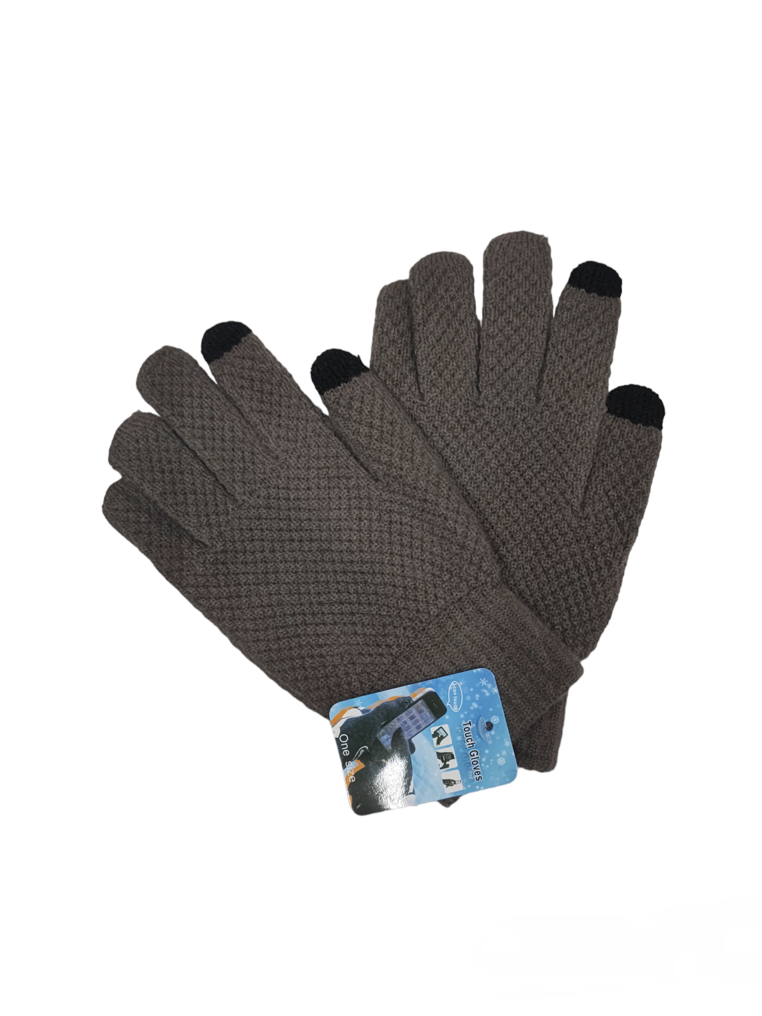 Gants homme tricotés tactiles (x12) H6