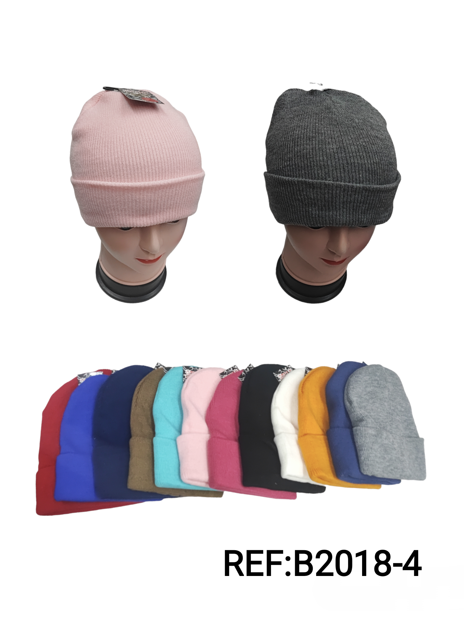 Bonnet tricot simple enfants (x12)#E4