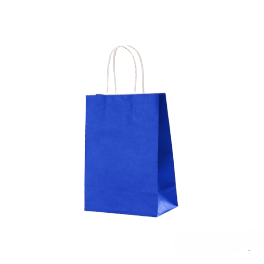 LOT DE 120-Sacs papier kraft /26*12*32cm (couleurs mélangées)