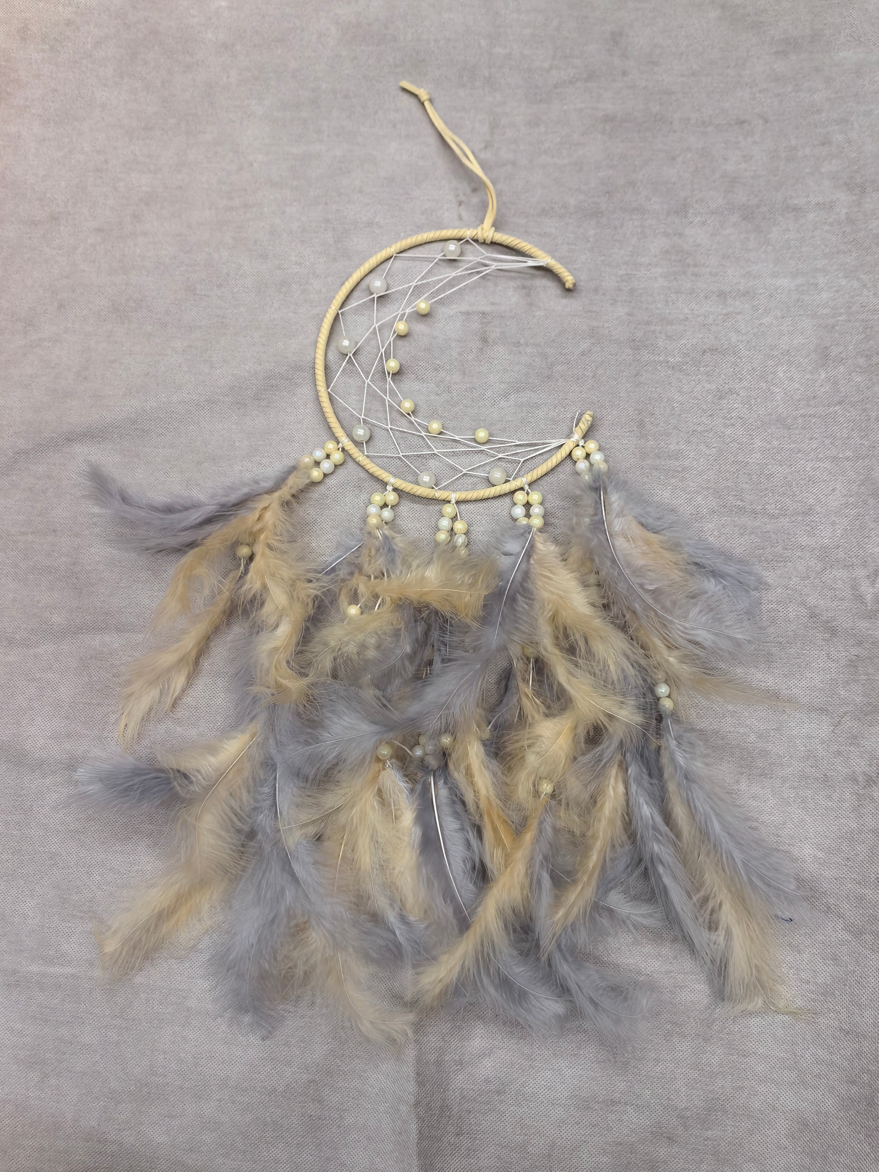 Déco Attrape-rêve forme de lune (x6)*3