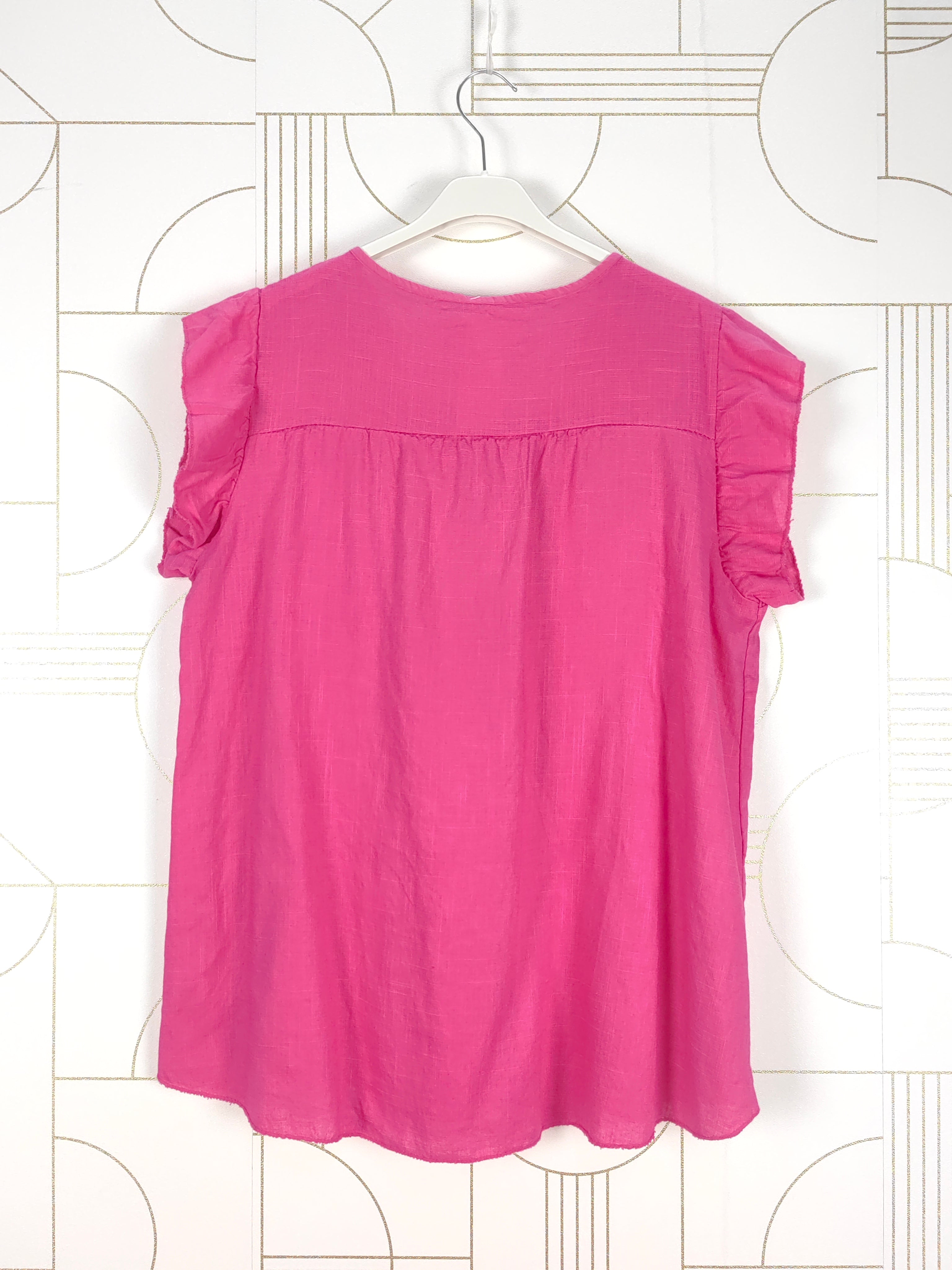 Blouse sans manches à col v (x9)