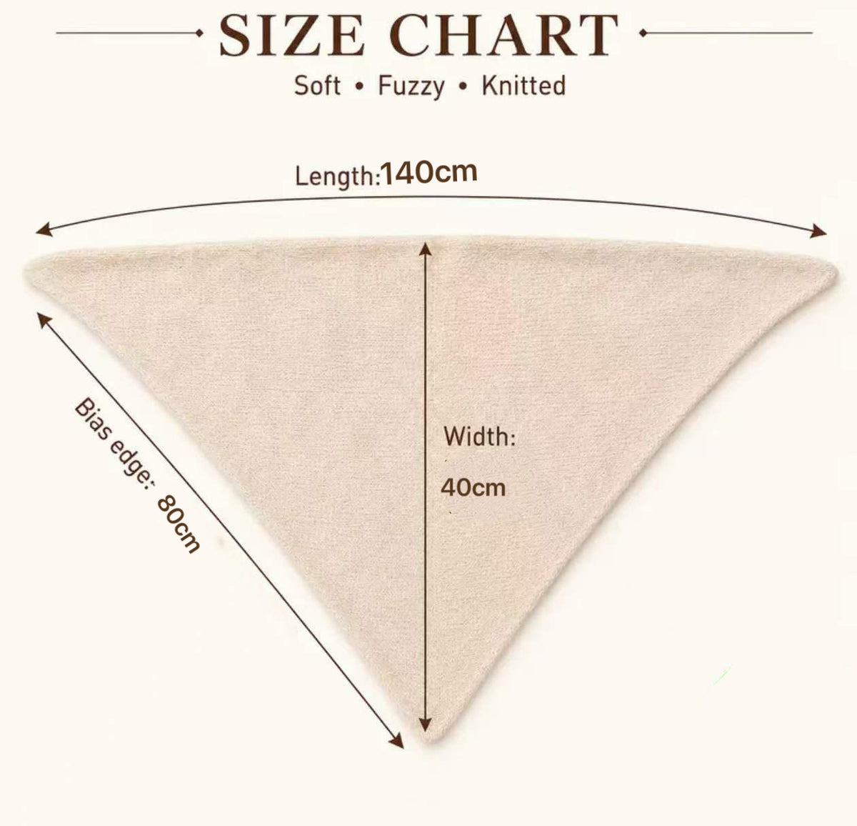 Écharpe triangle chaude (x12)#28
