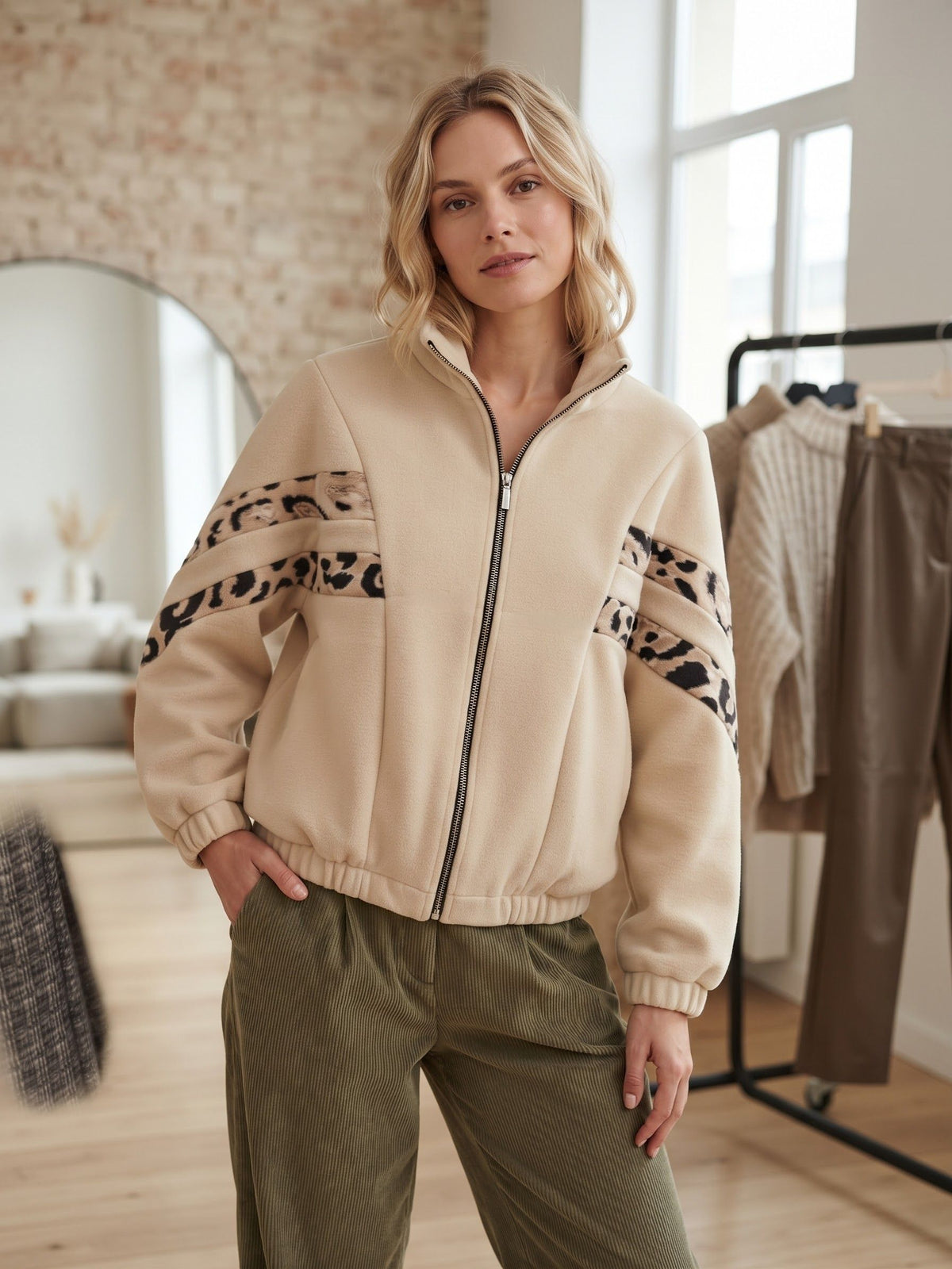 Sweat Zippé Matière Épaisse (x6)