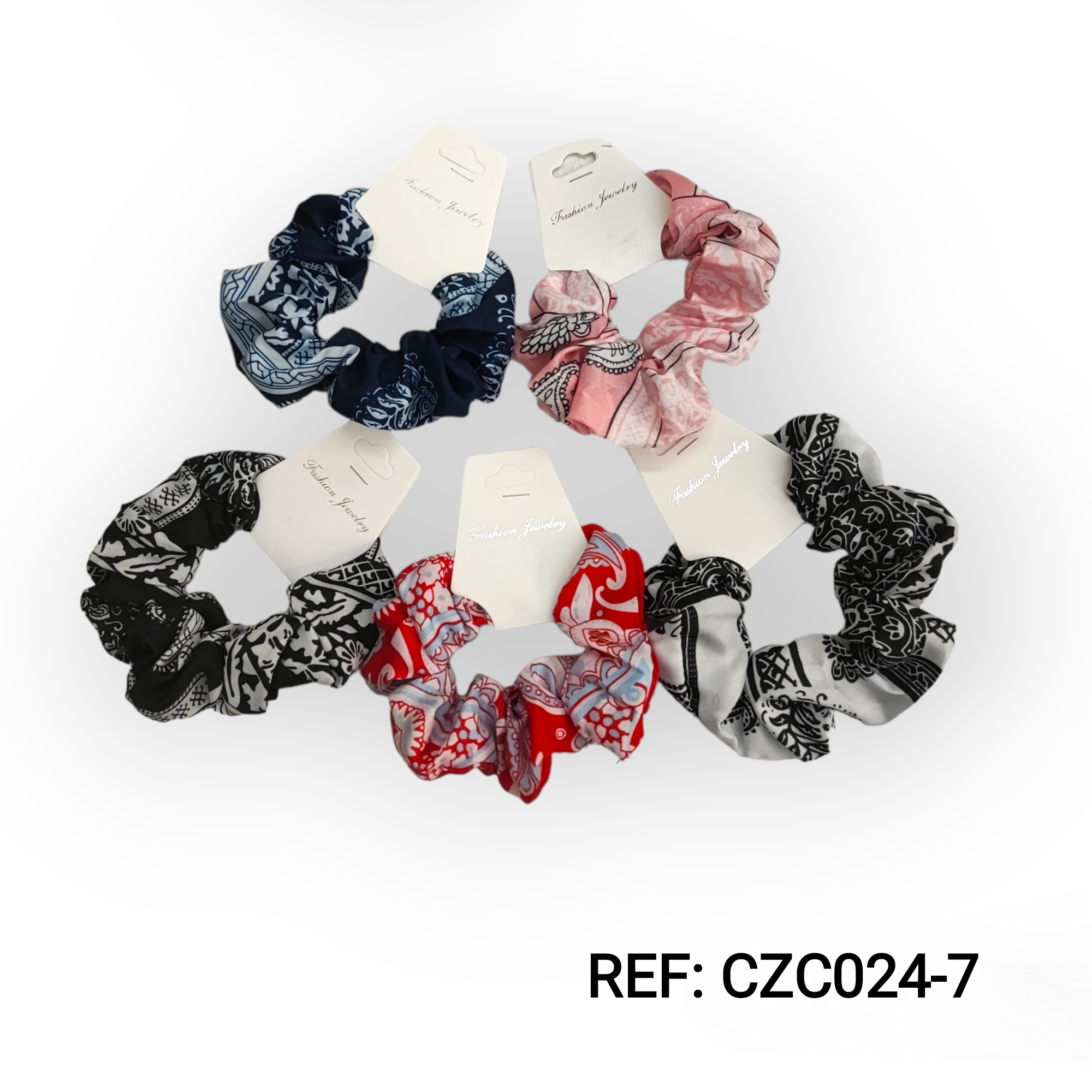 Chouchou  Scrunchie élastique froufrou   (2x12)#7