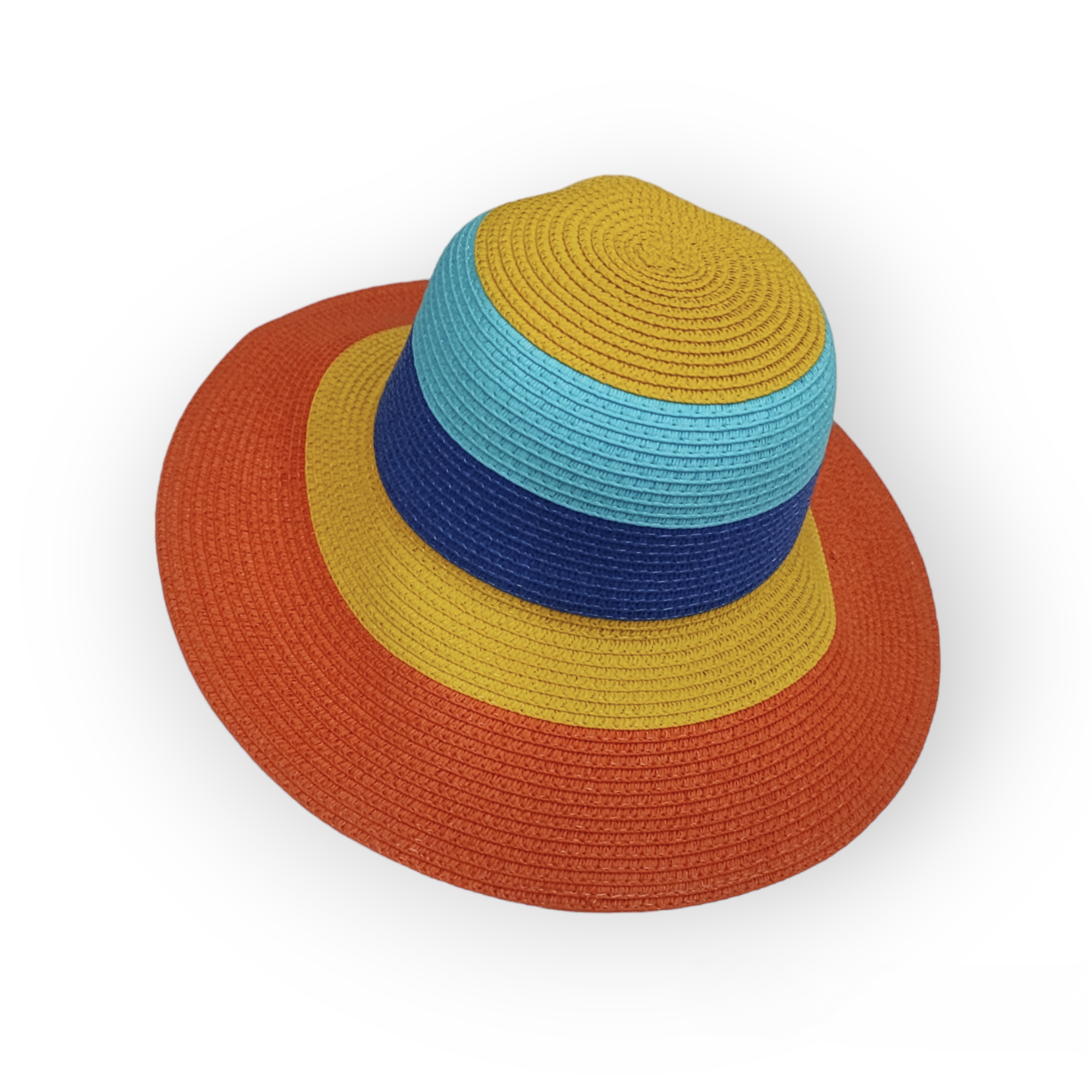 Chapeau paille Multi-Colorie (x12)#10