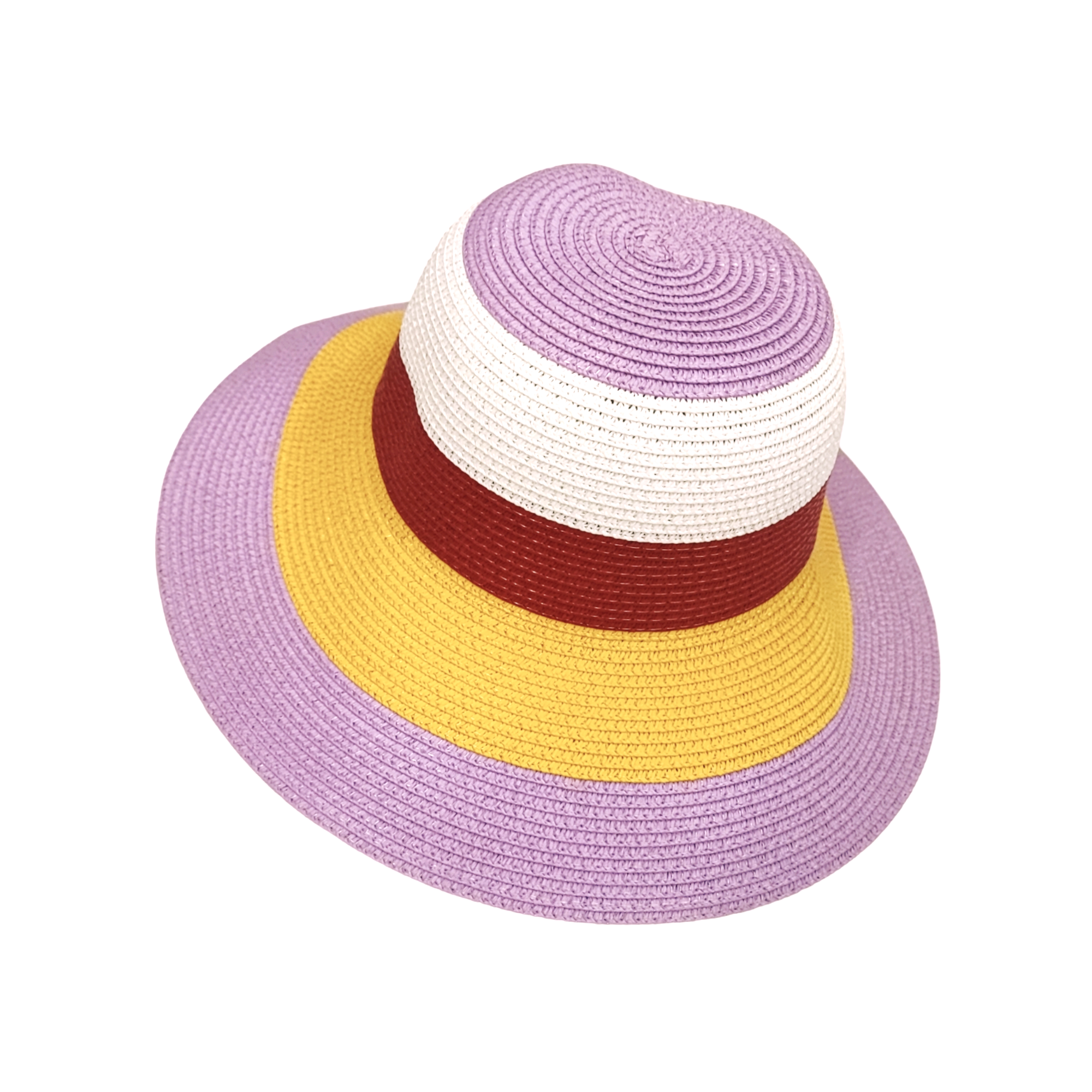 Chapeau paille Multi-Colorie (x12)#10