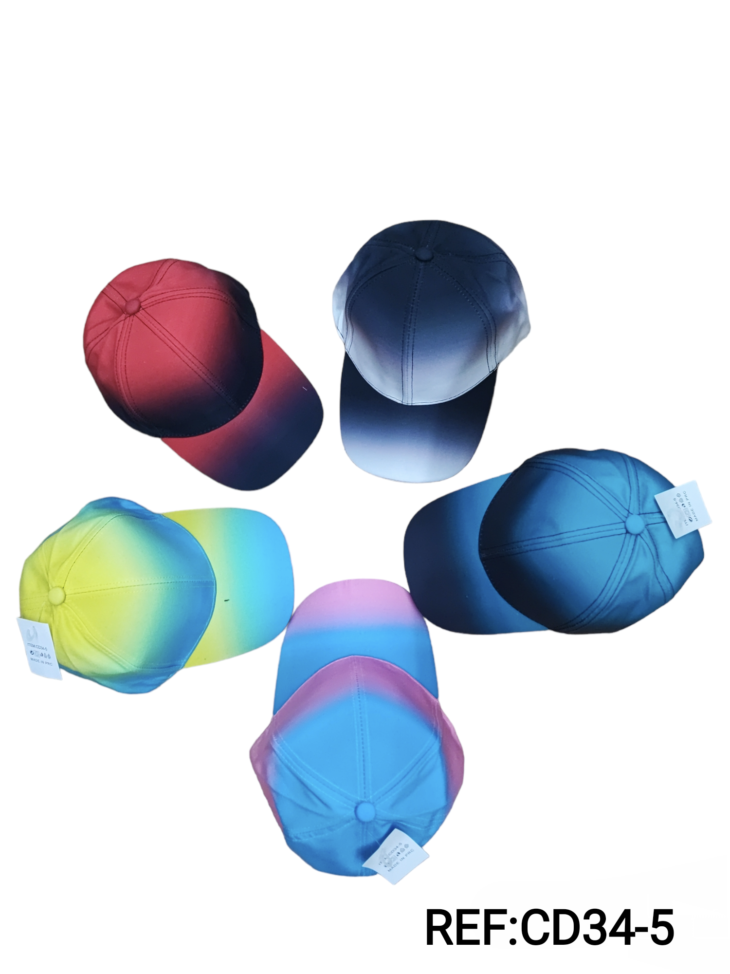 Casquettes couleurs (x12) #5