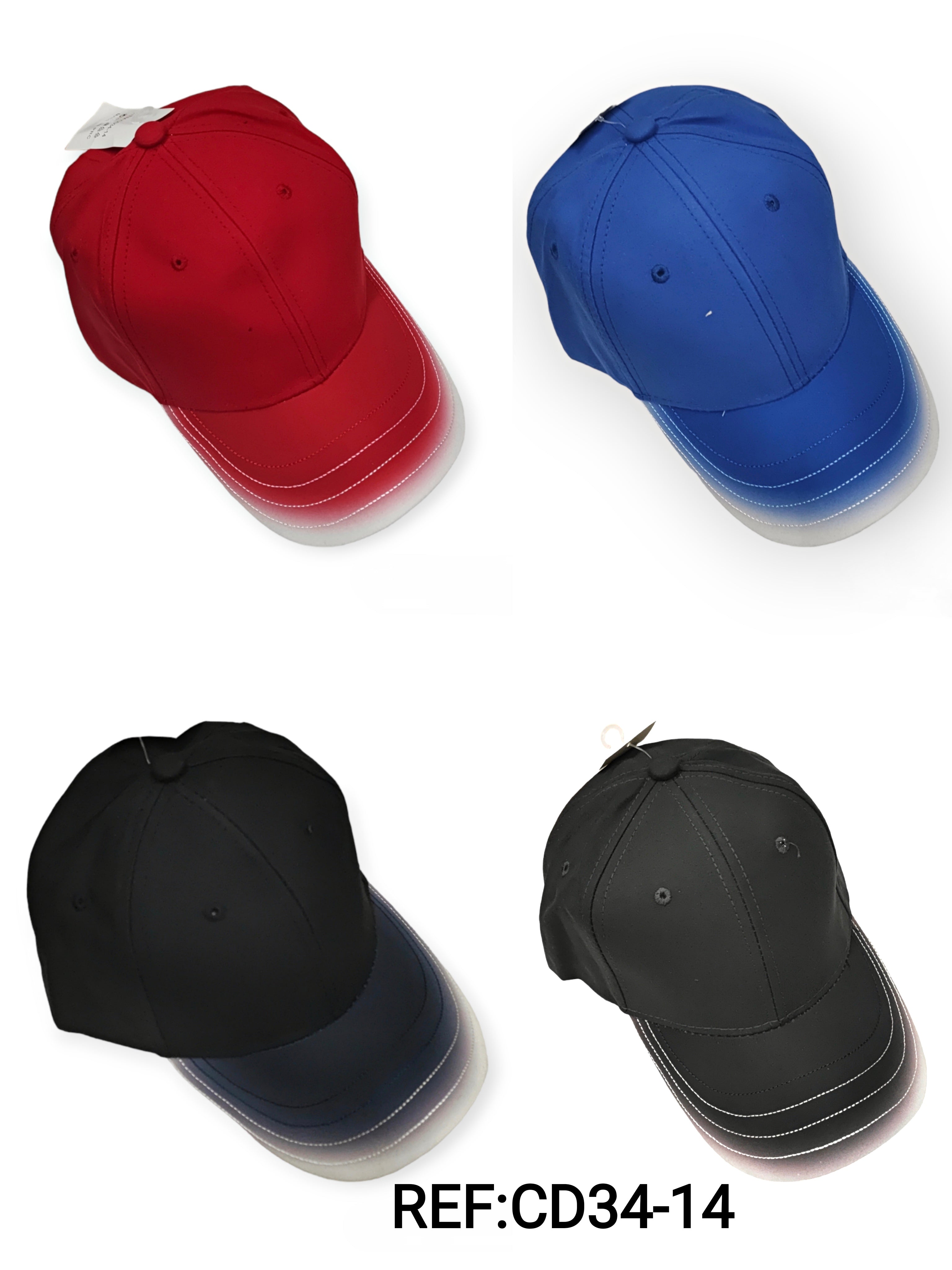 Casquettes couleurs dégradés (x12) #14