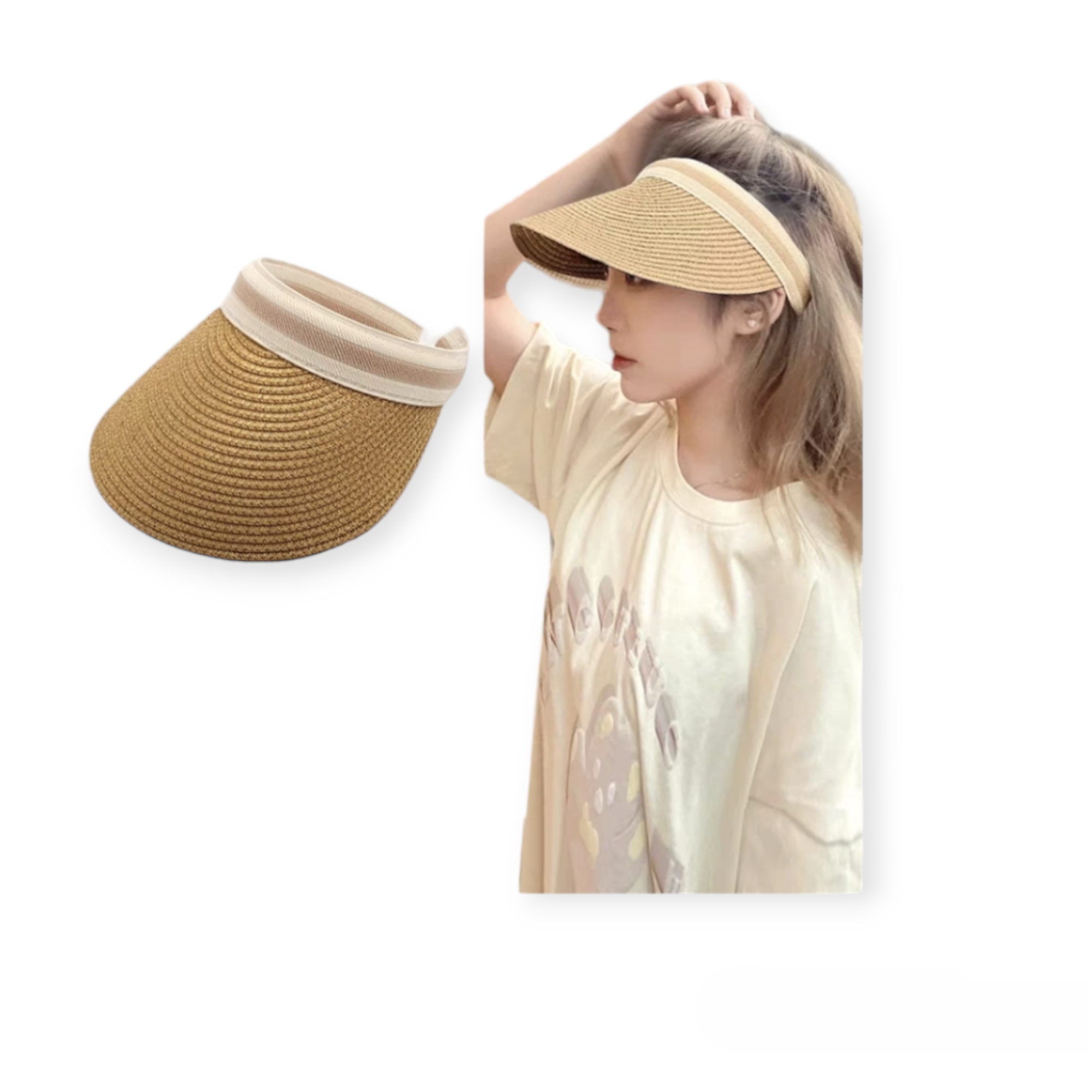 Chapeau visière été (x12)