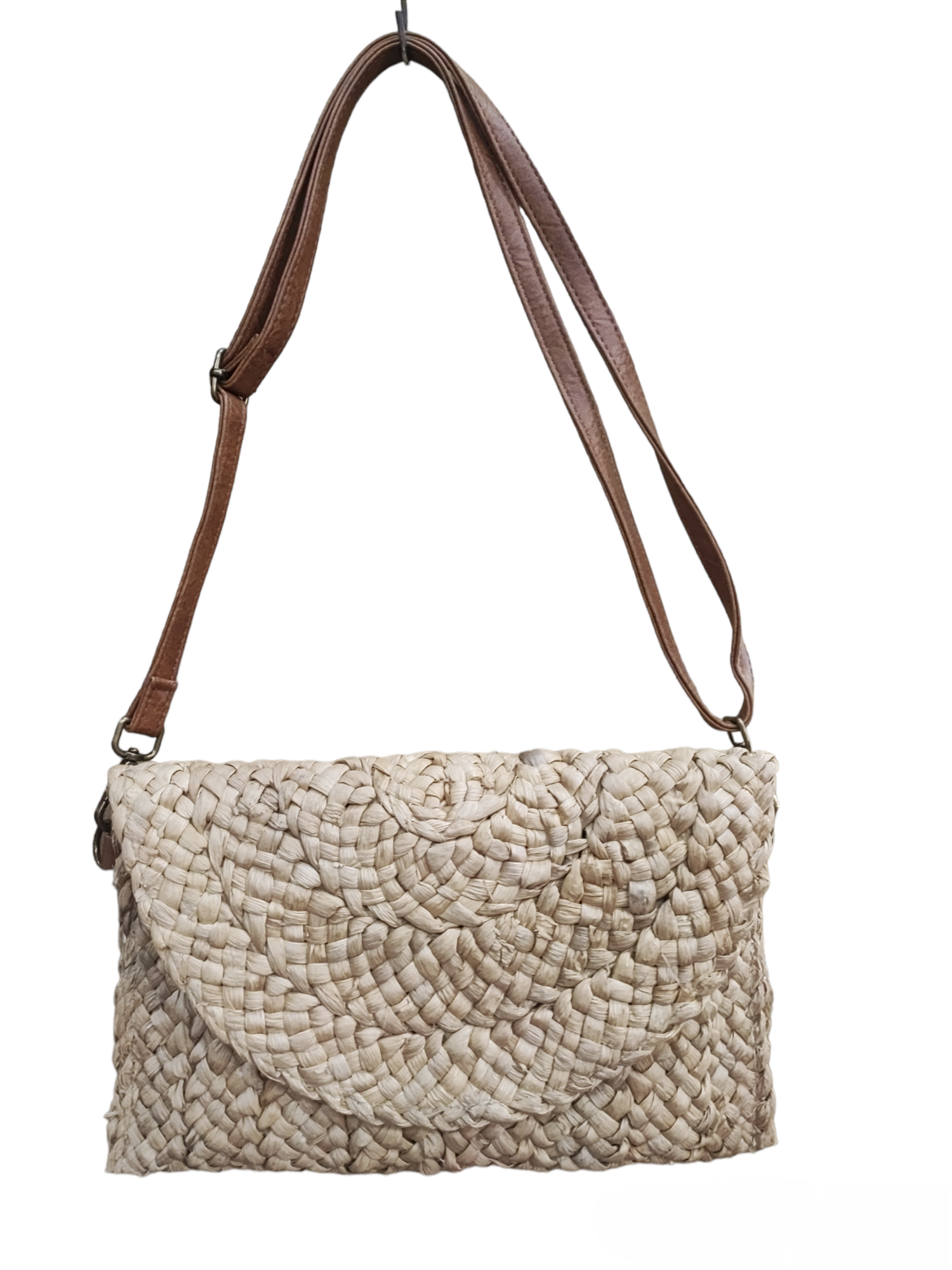 Sac pochette paille ave bandouillère (x3)