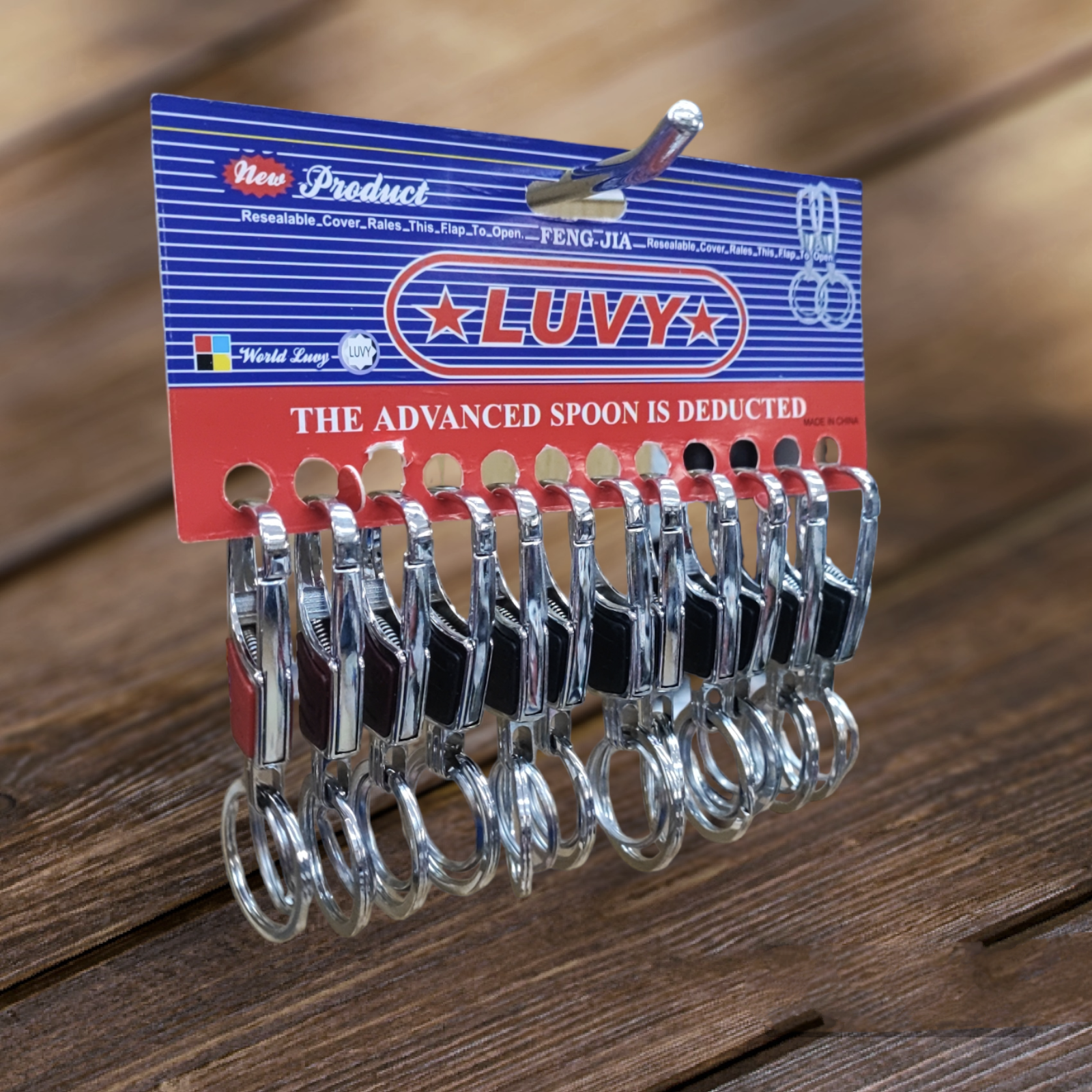 Porte-clés mousqueton (x12)