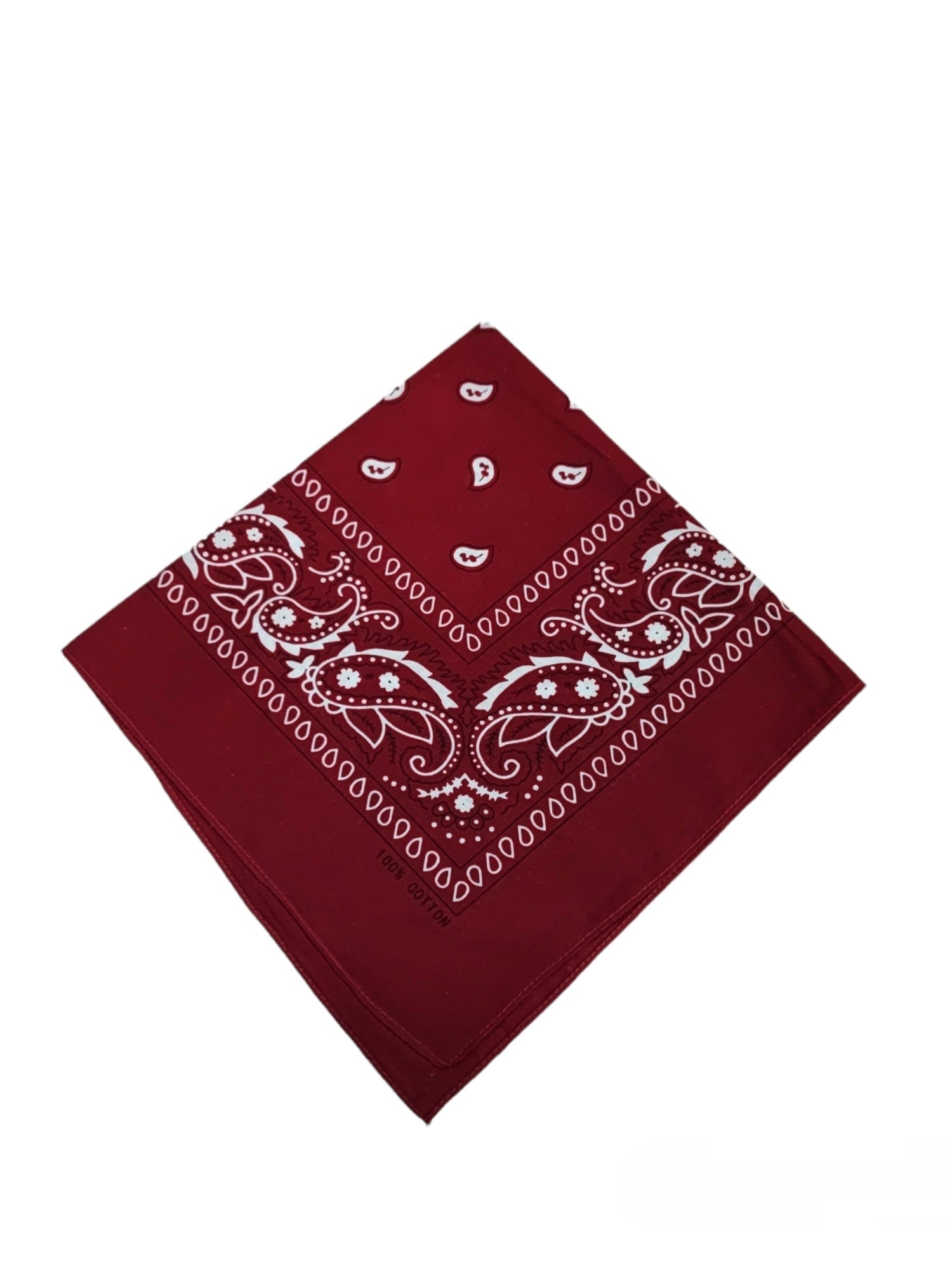 Bandana 100% coton Motif Paisley (x12)
