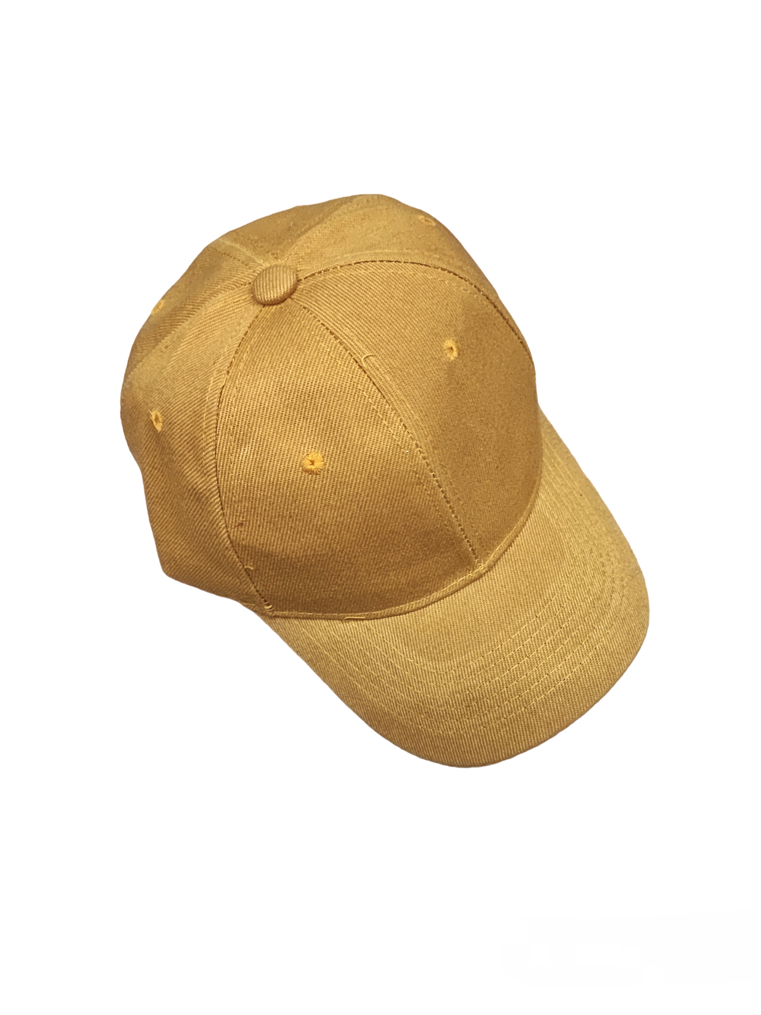 Casquette couleur unie moutarde (x12)#16