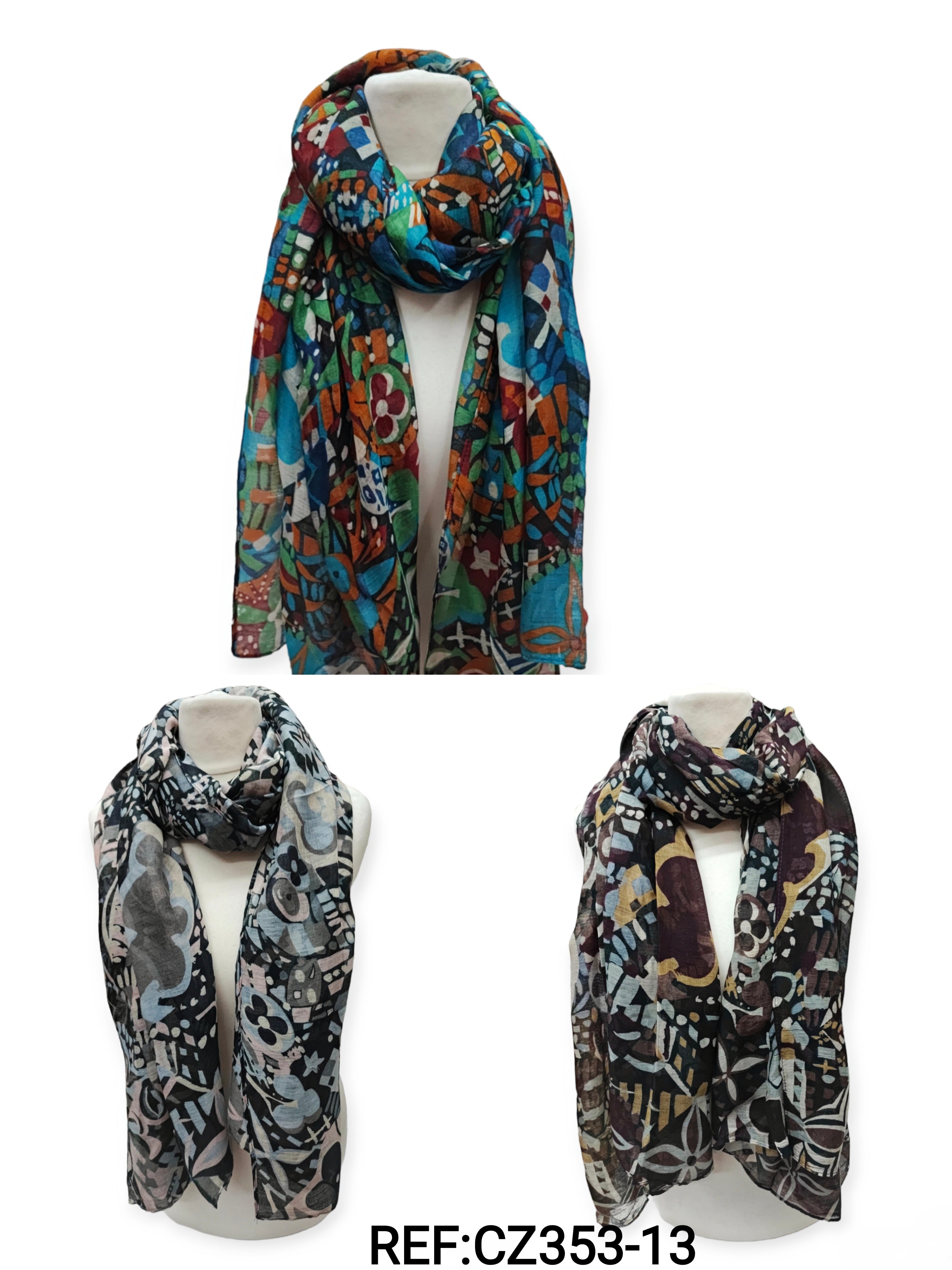 Foulard imprime
épanouissement (
x12)#13