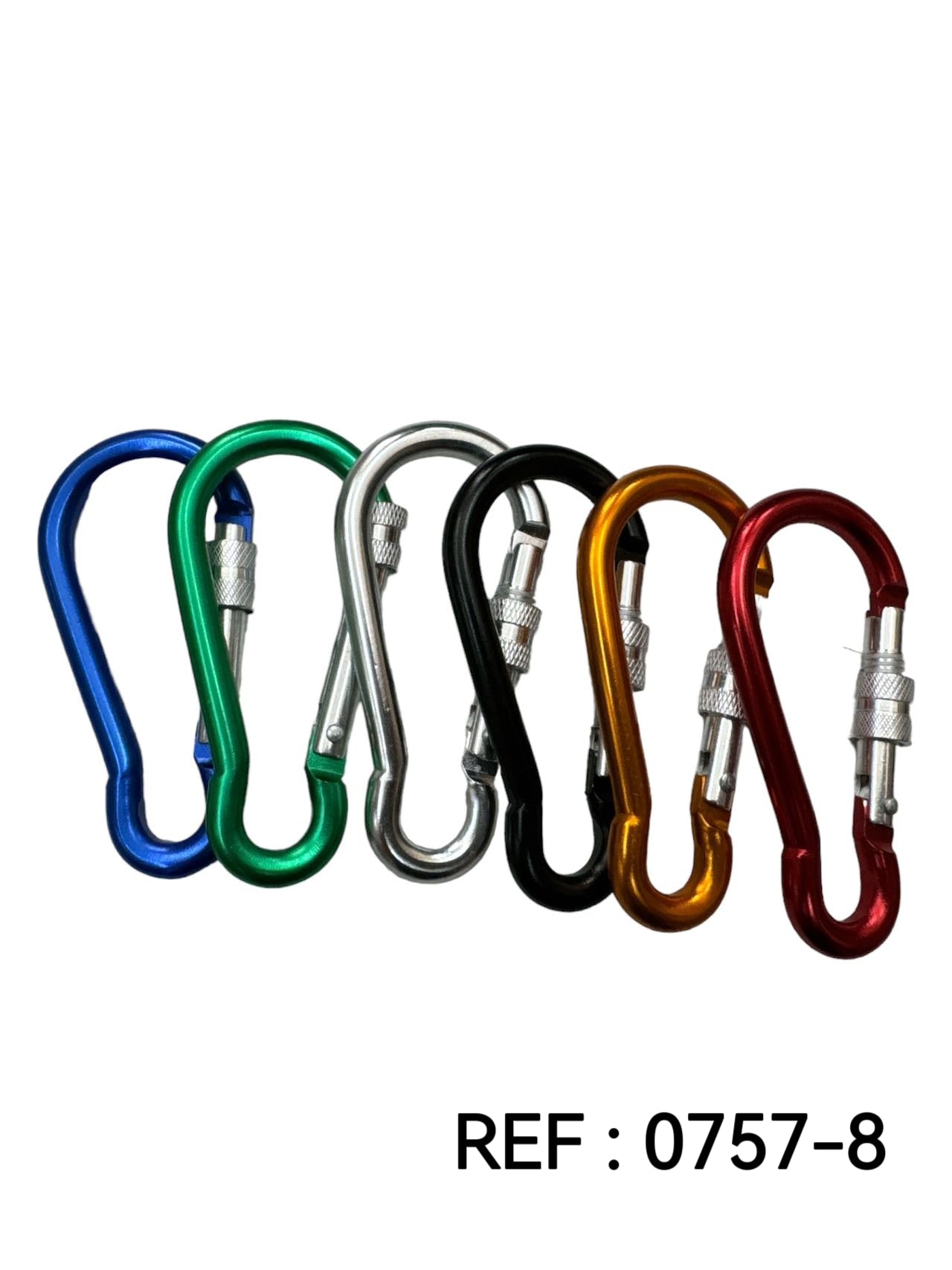 Porte-clés mousqueton (x12)