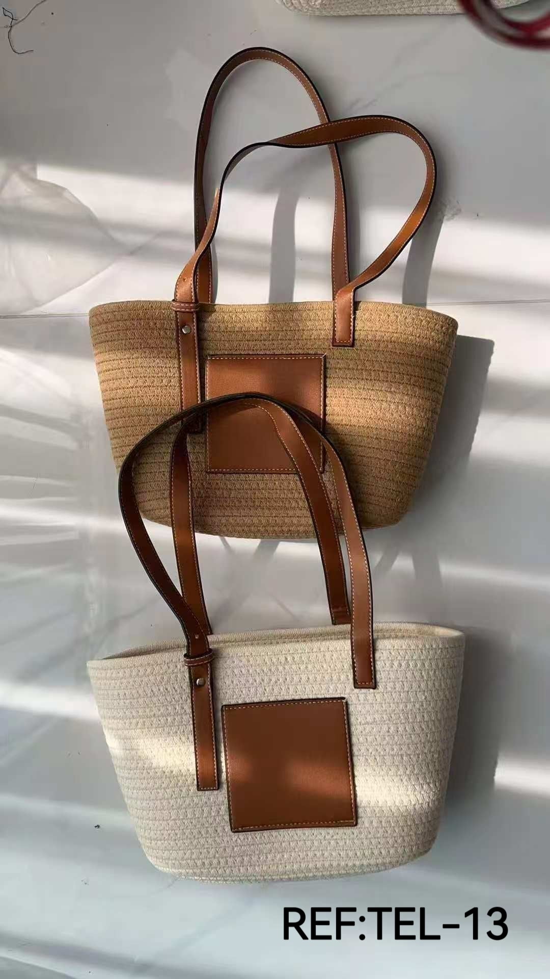 Sac cabas paille  (x4)