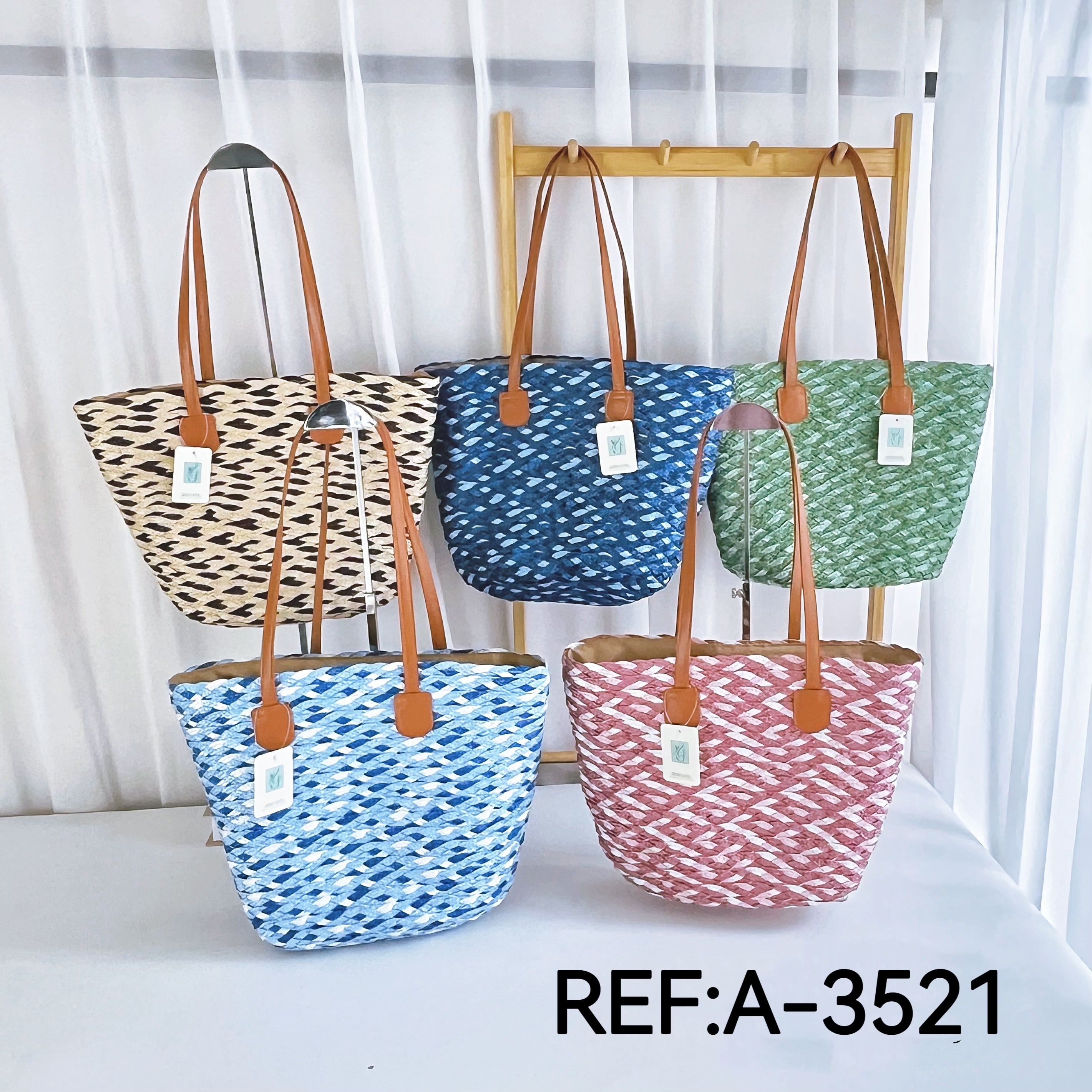 Sac cabas paille  (x6)