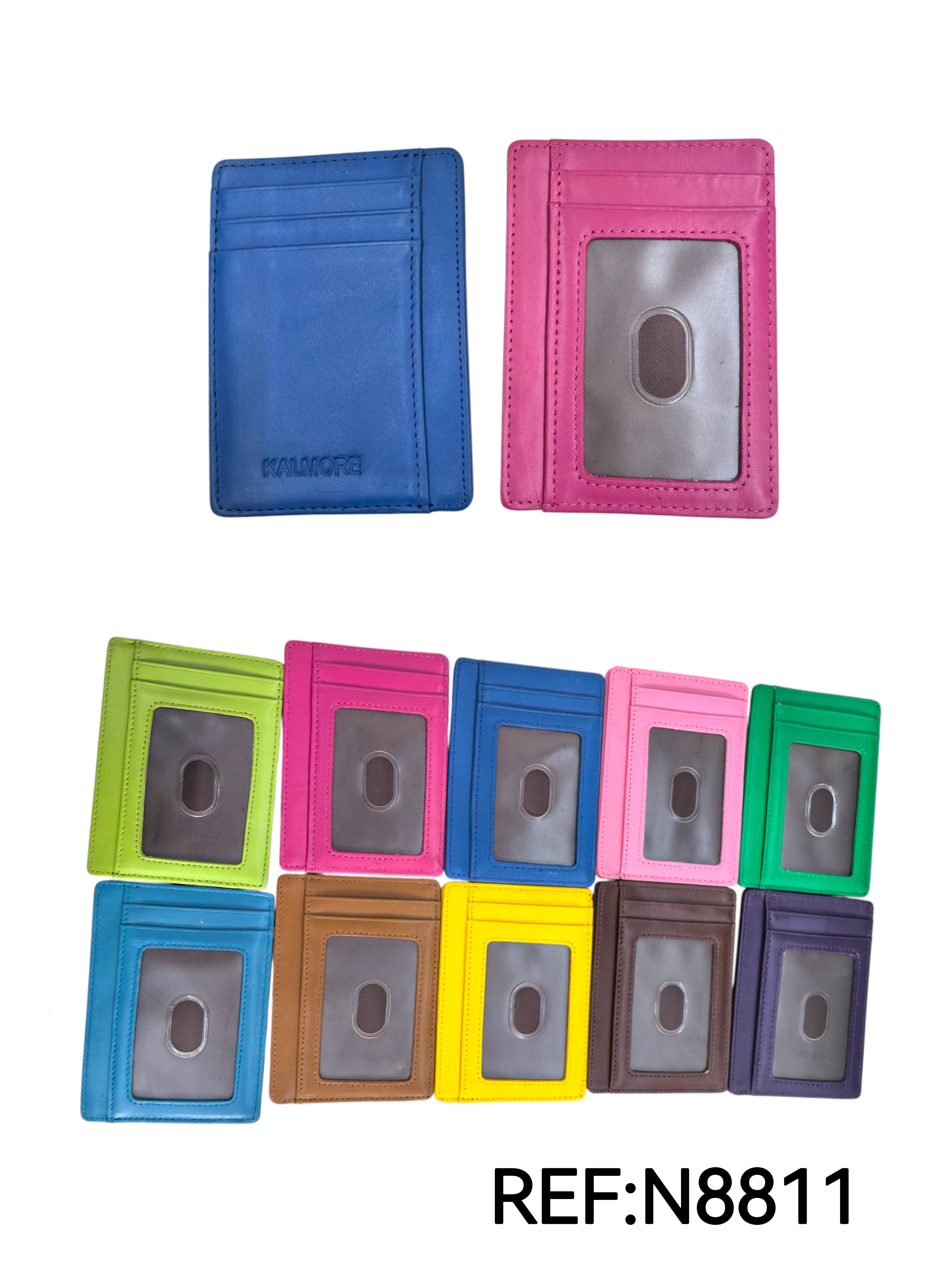 Porte-carte Croûte de cuir de vachette #N8811    (x12)