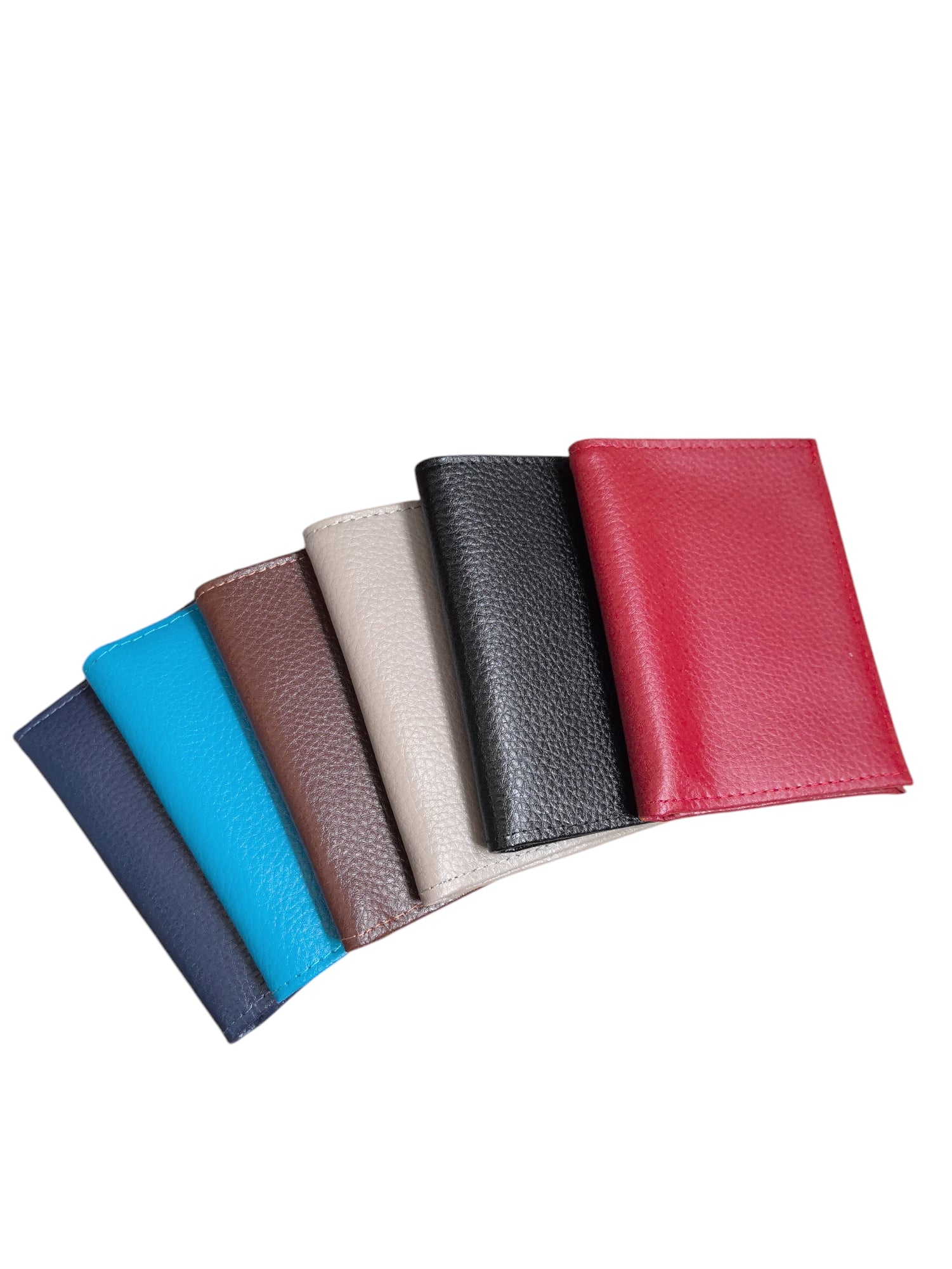 Portefeuille minimaliste Porte-carte Croûte de cuir de vachette (x12)