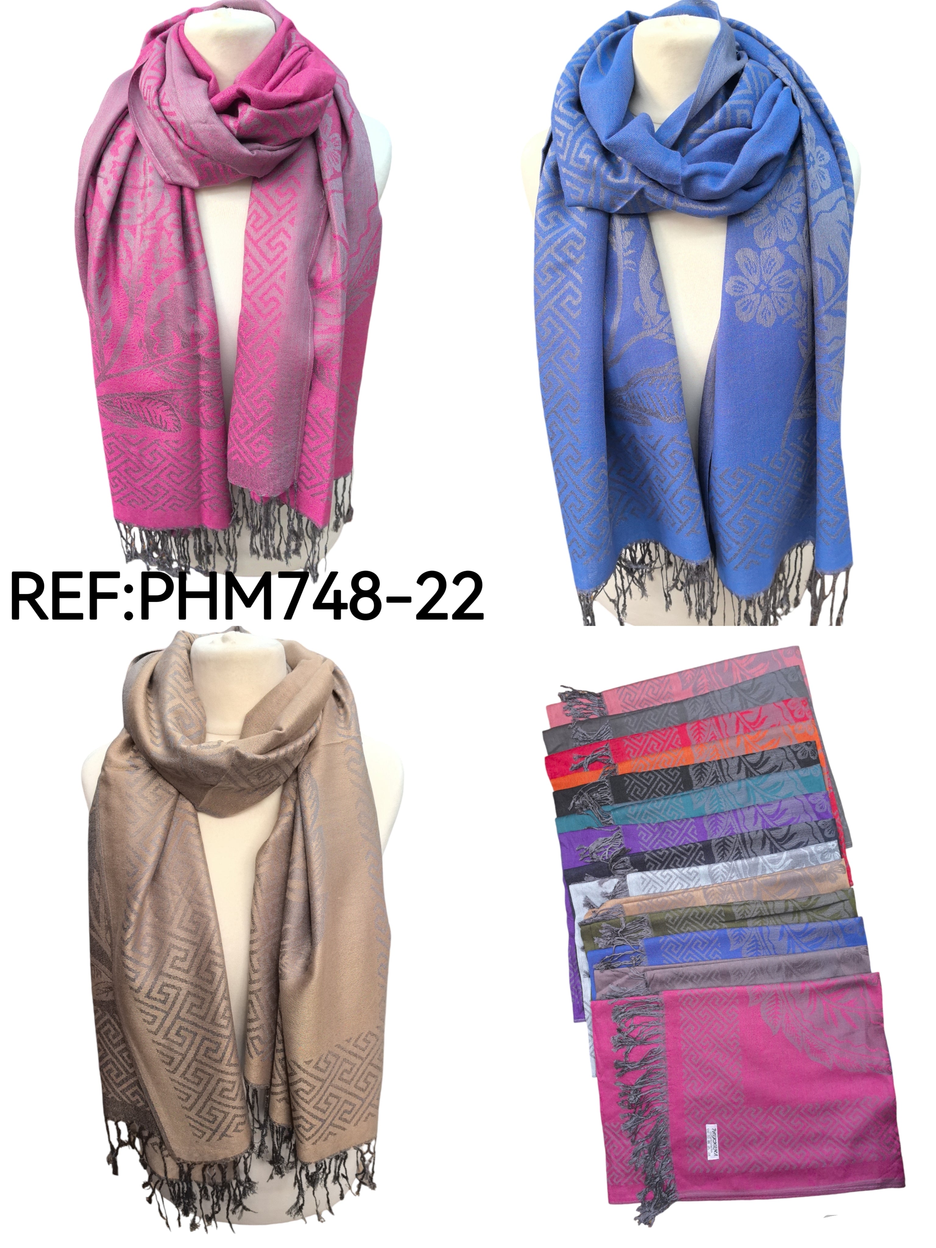 Châle Écharpe MARINE (x12) #22