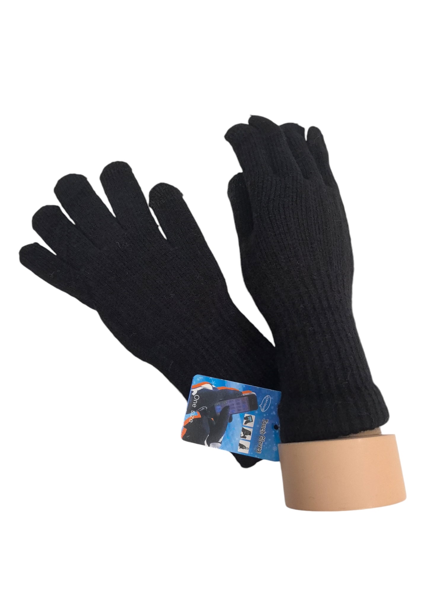 Gants femme tricotés tactiles (x12) F43