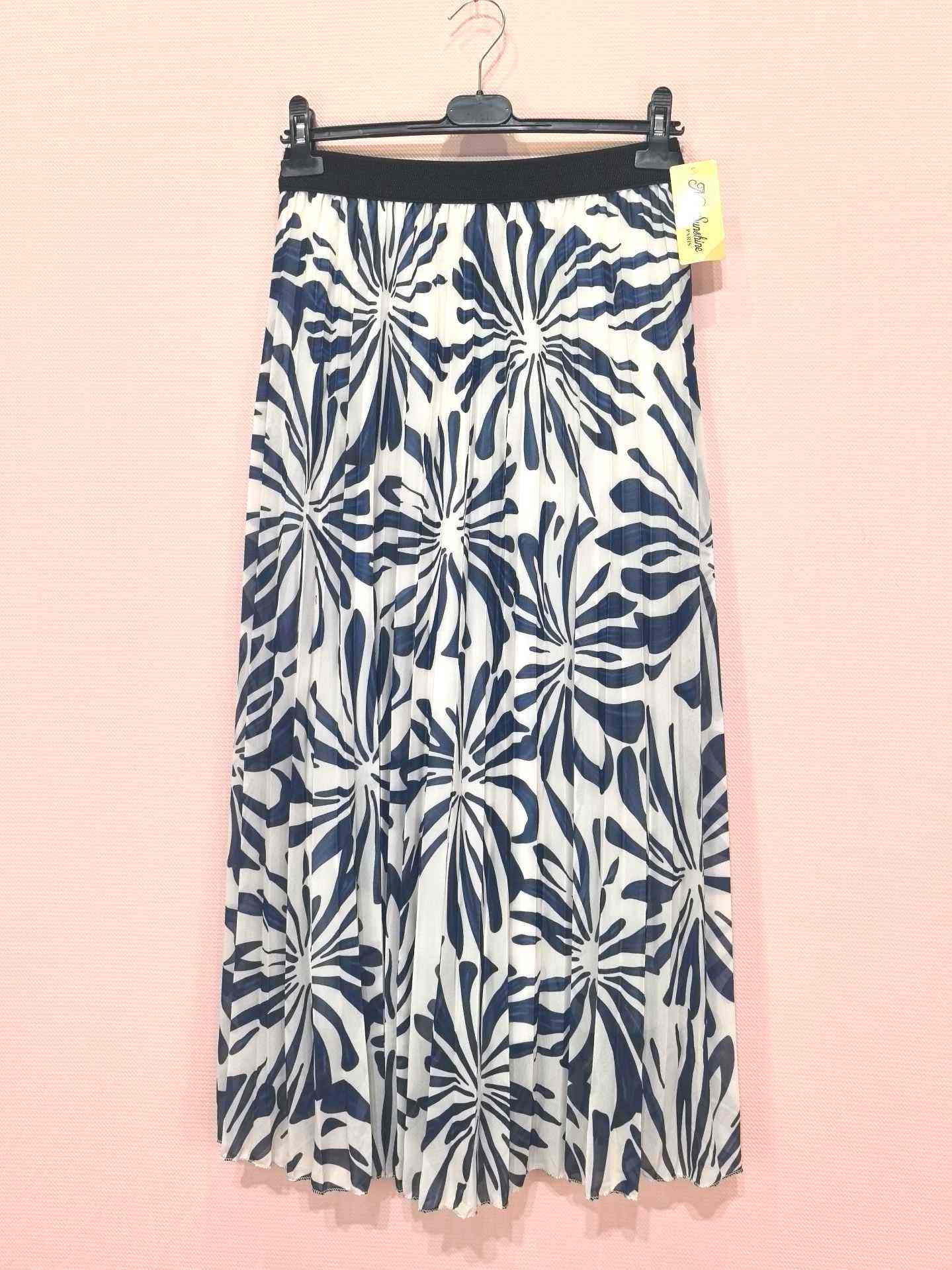 Jupe plissée imprimée (x6)