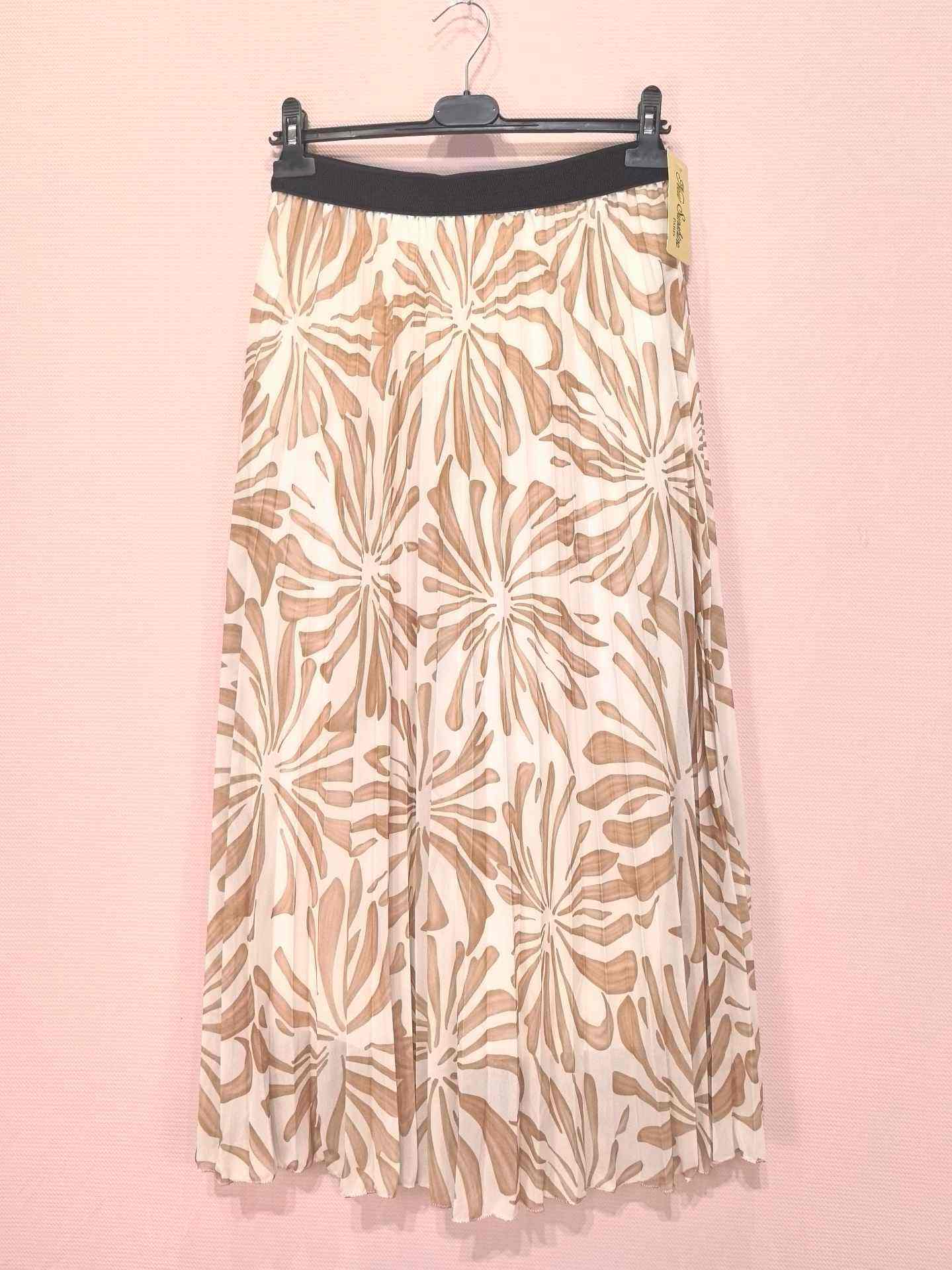 Jupe plissée imprimée (x6)