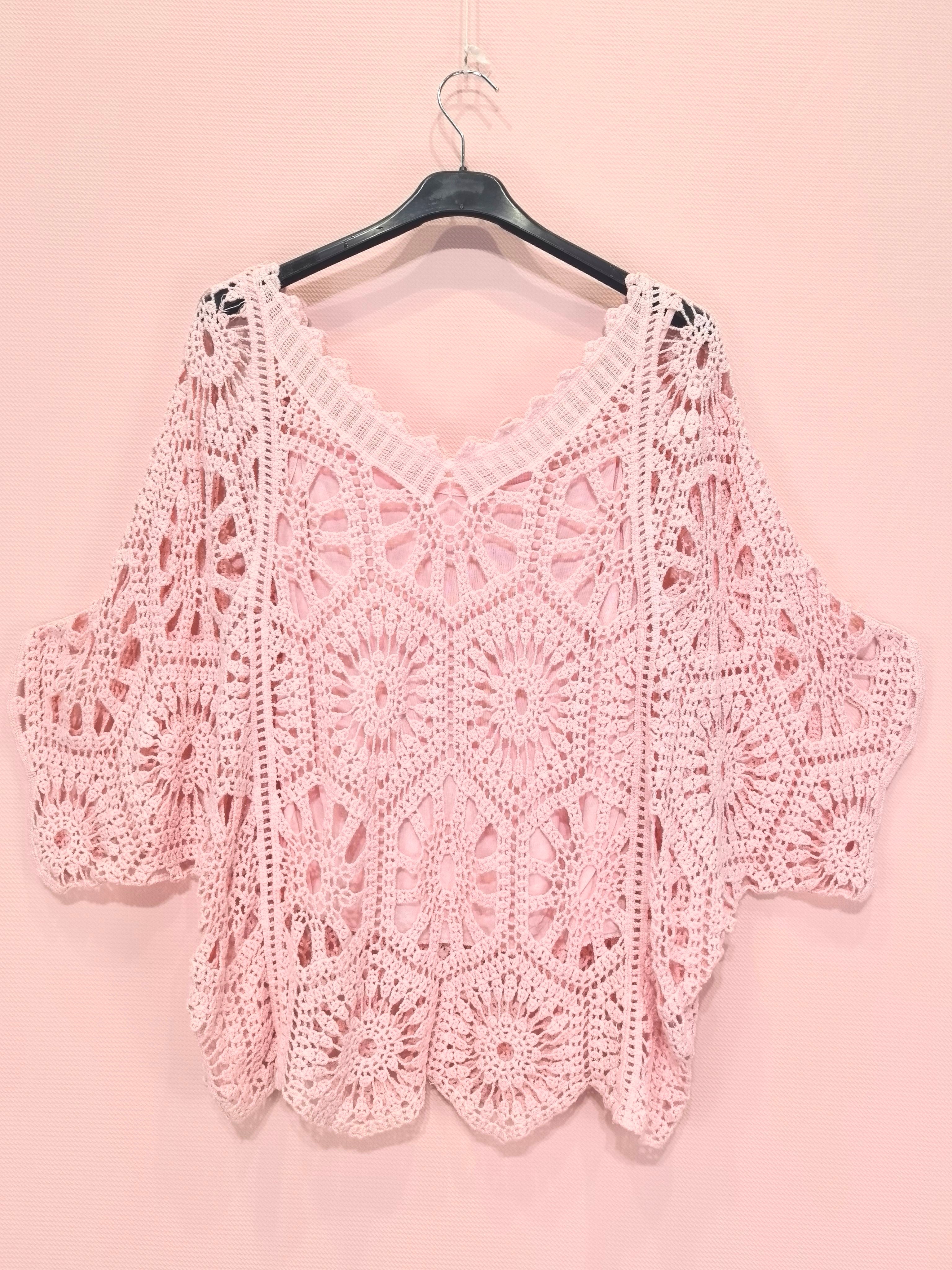 Top crochet 2 pièces (x8)