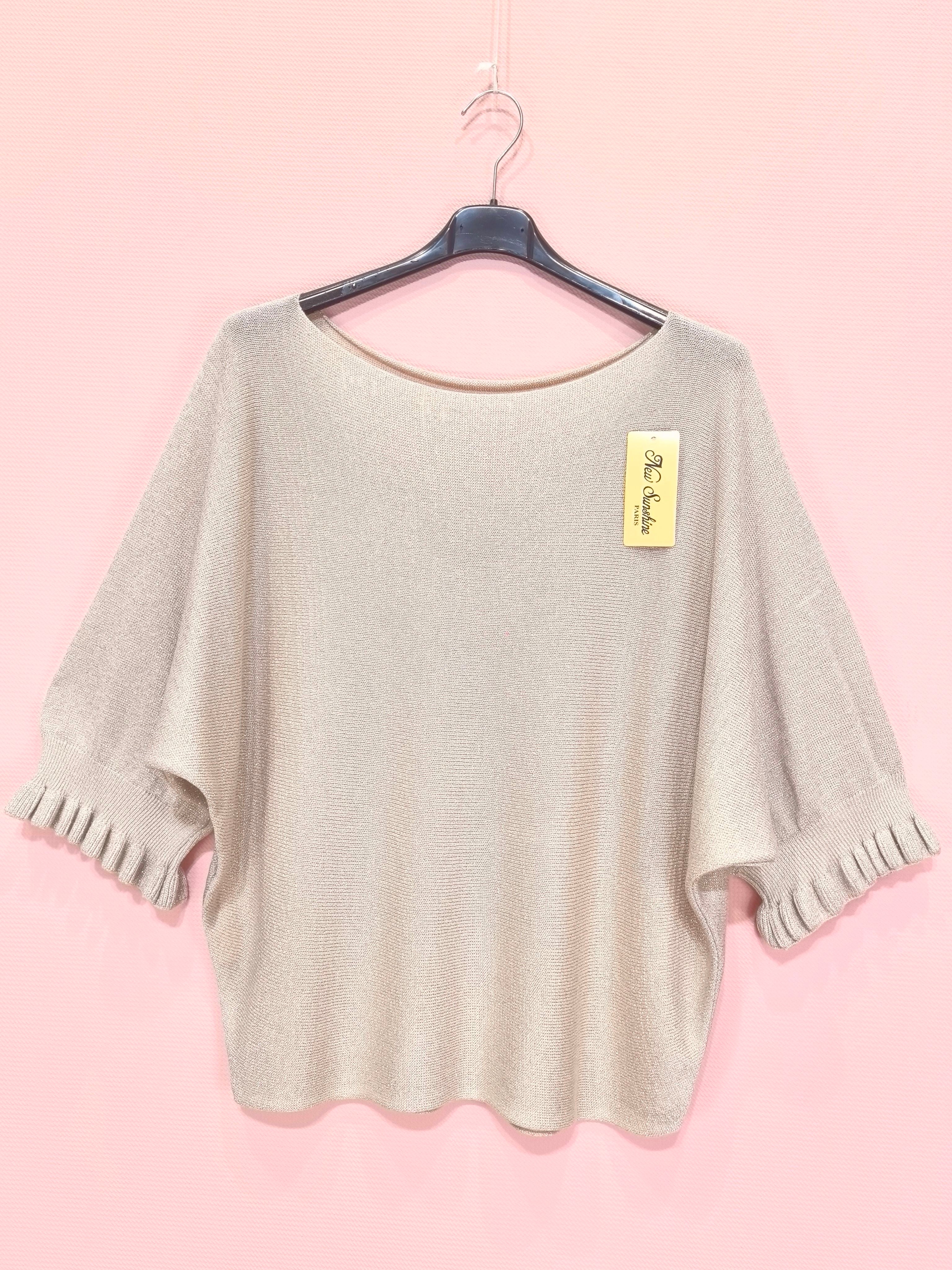 Pull Brillant Manches Courtes (x8)