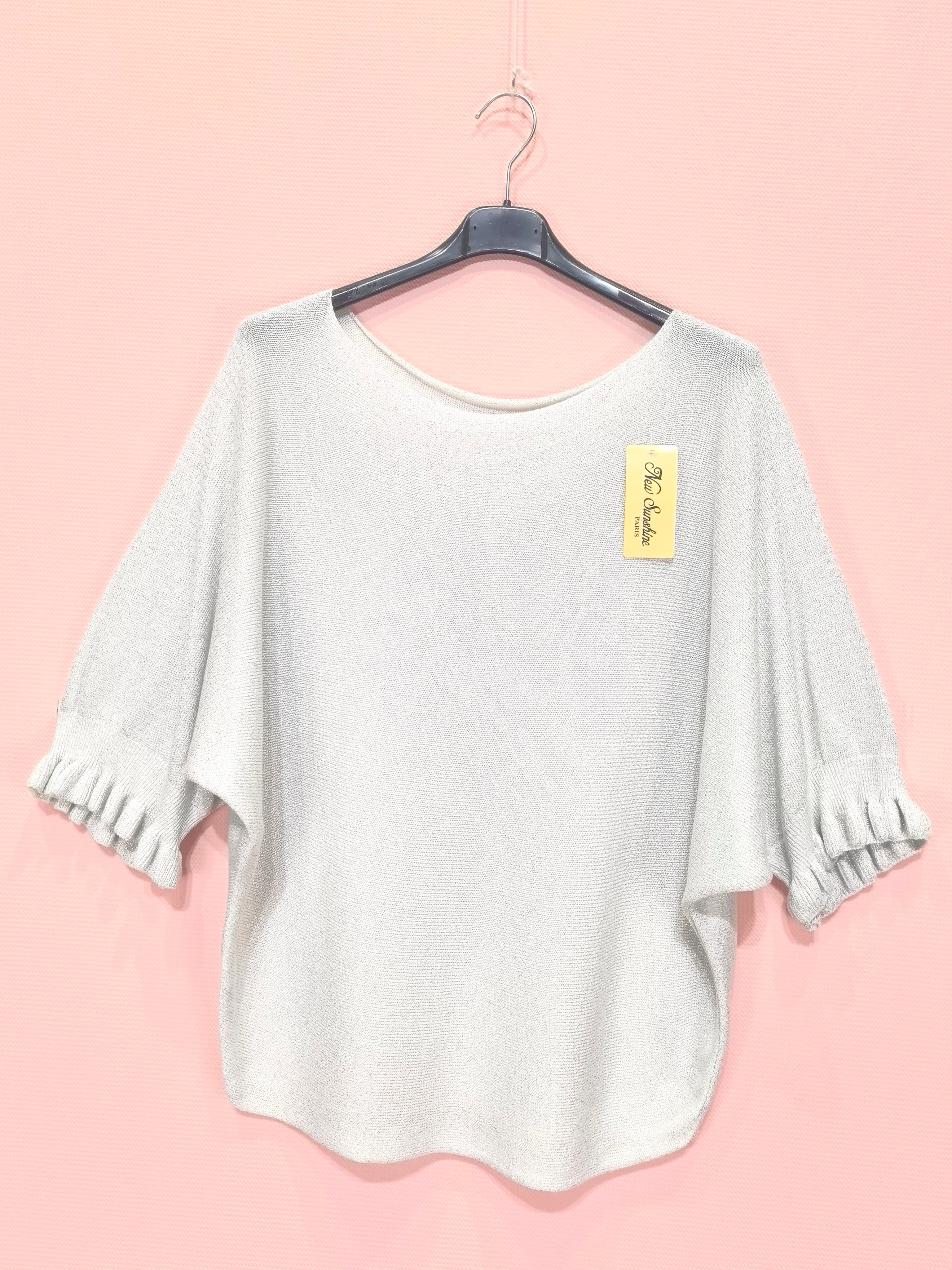 Pull Brillant Manches Courtes (x8)