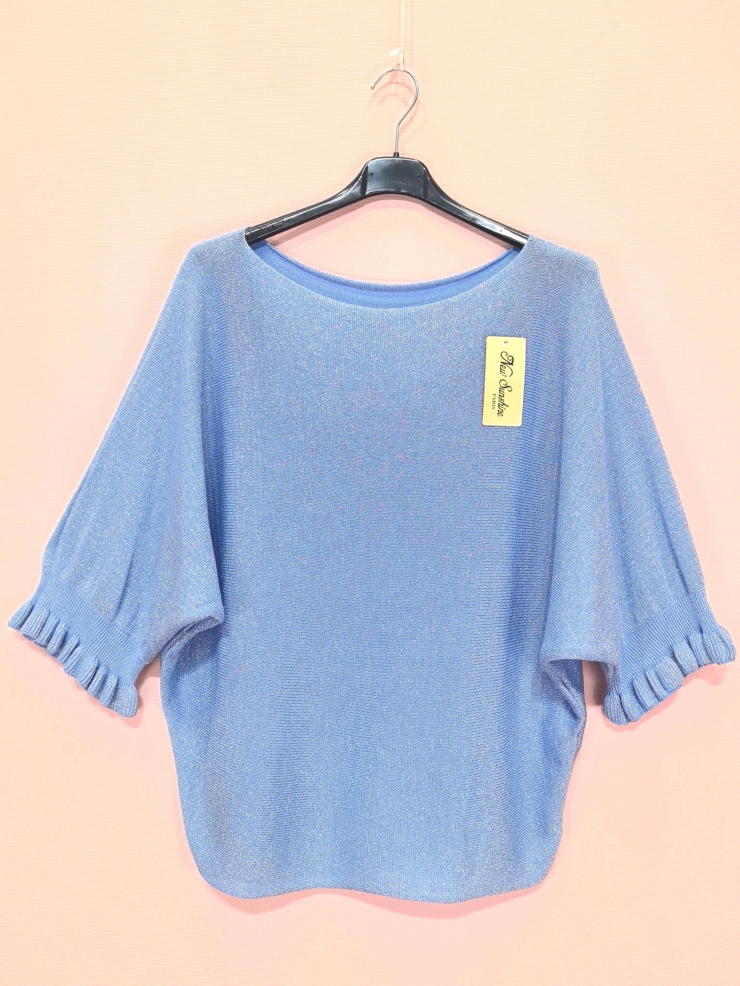 Pull Brillant Manches Courtes (x8)