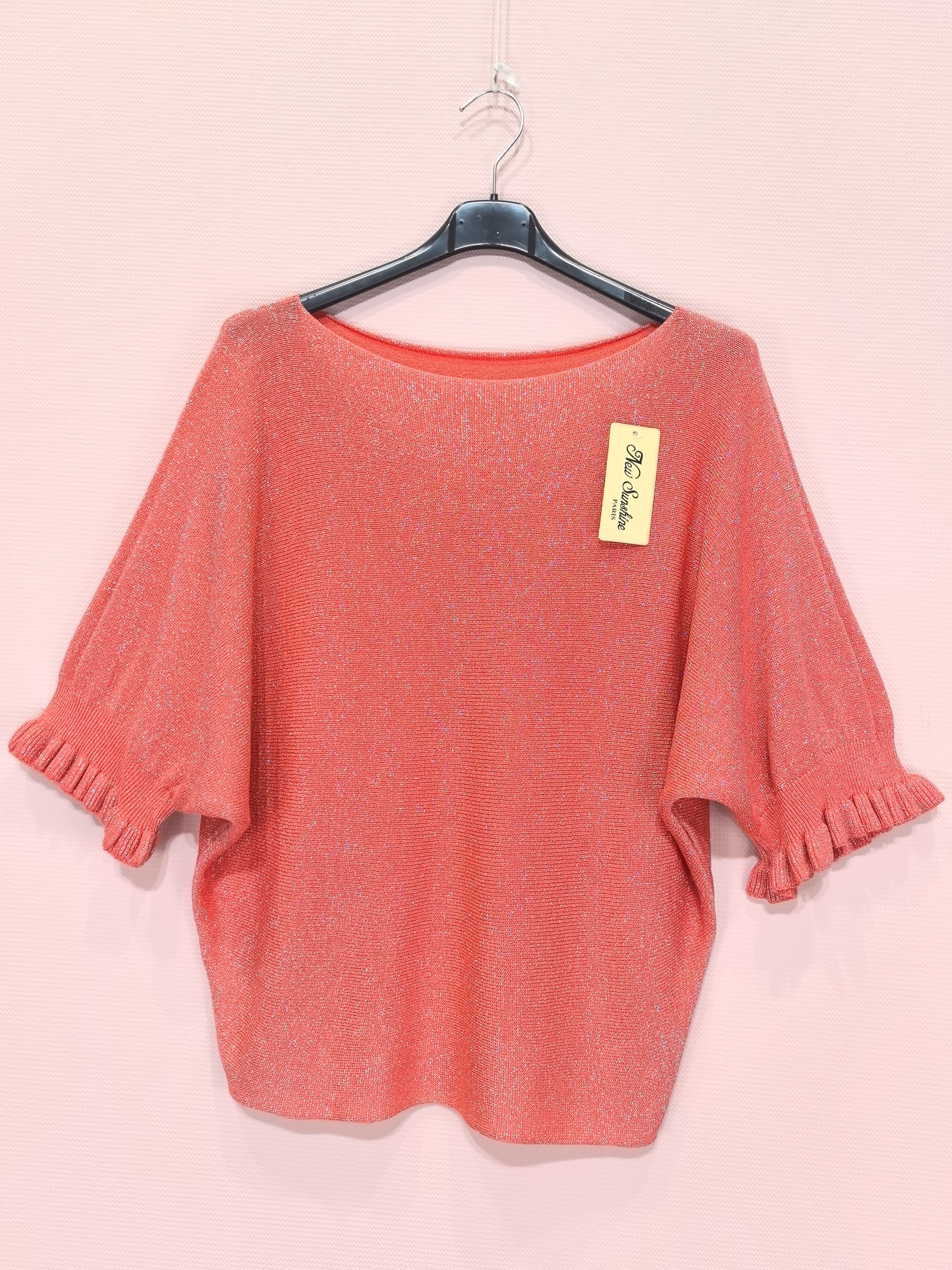 Pull Brillant Manches Courtes (x8)