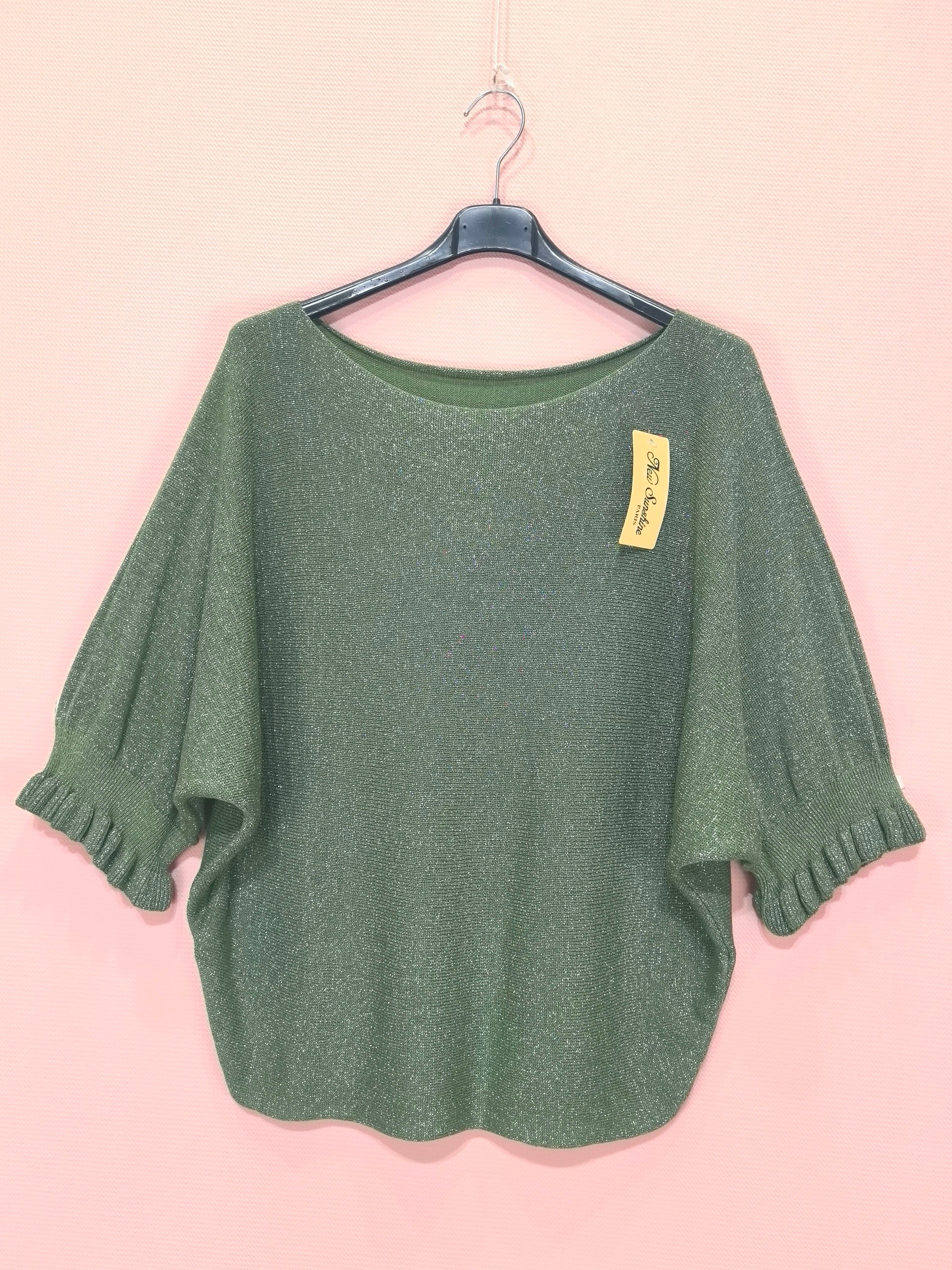 Pull Brillant Manches Courtes (x8)