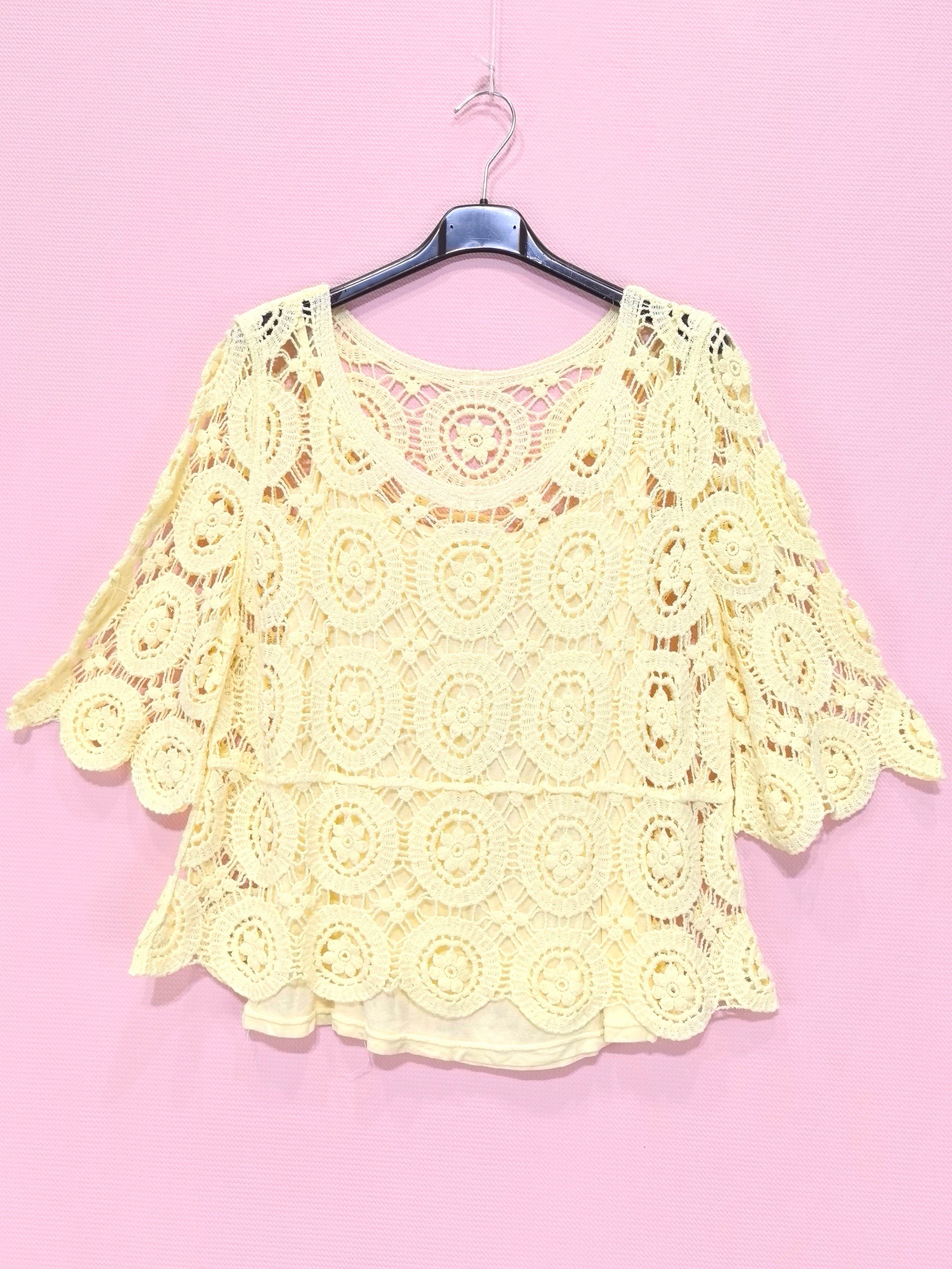 Top crochet 2 pièces (X8)