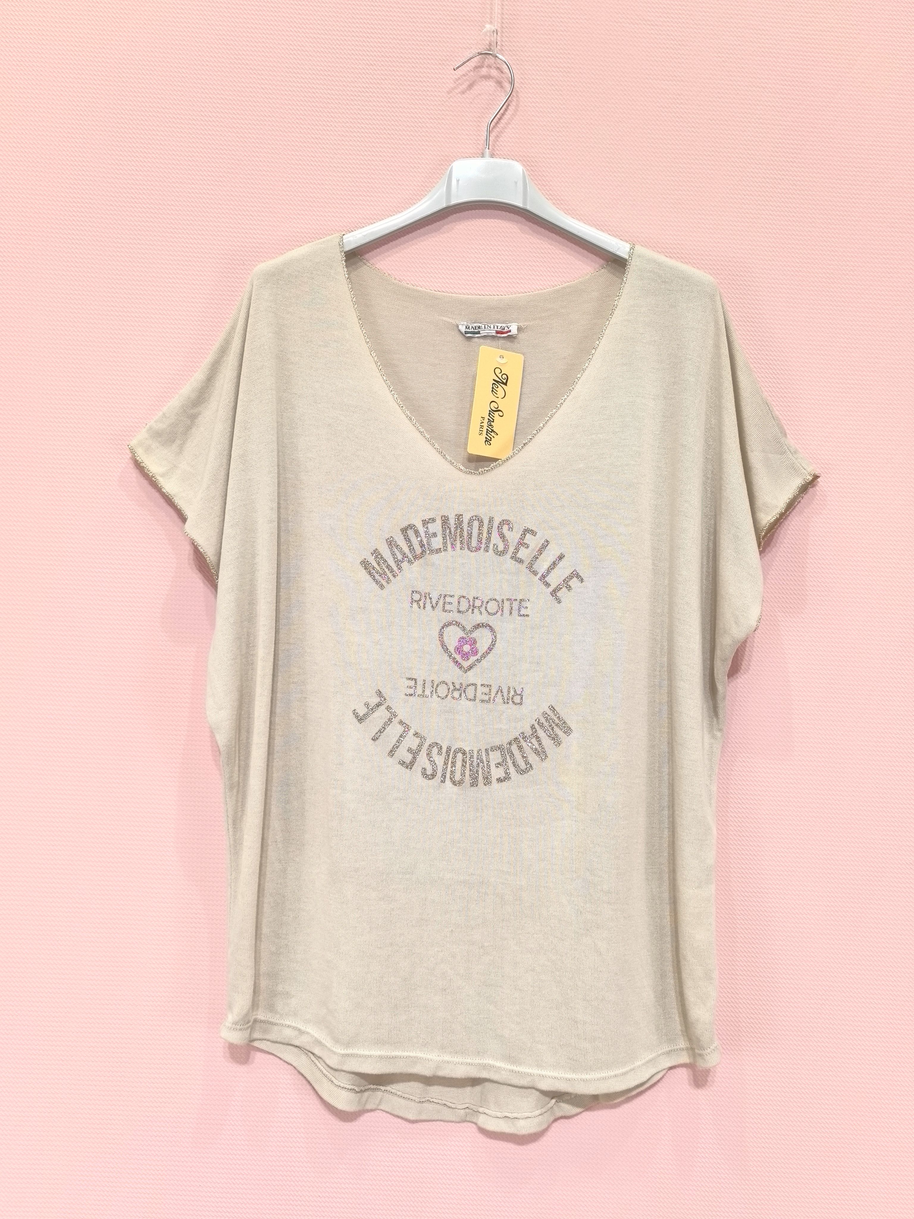 T-shirts Mademoiselle River Droite(x8)