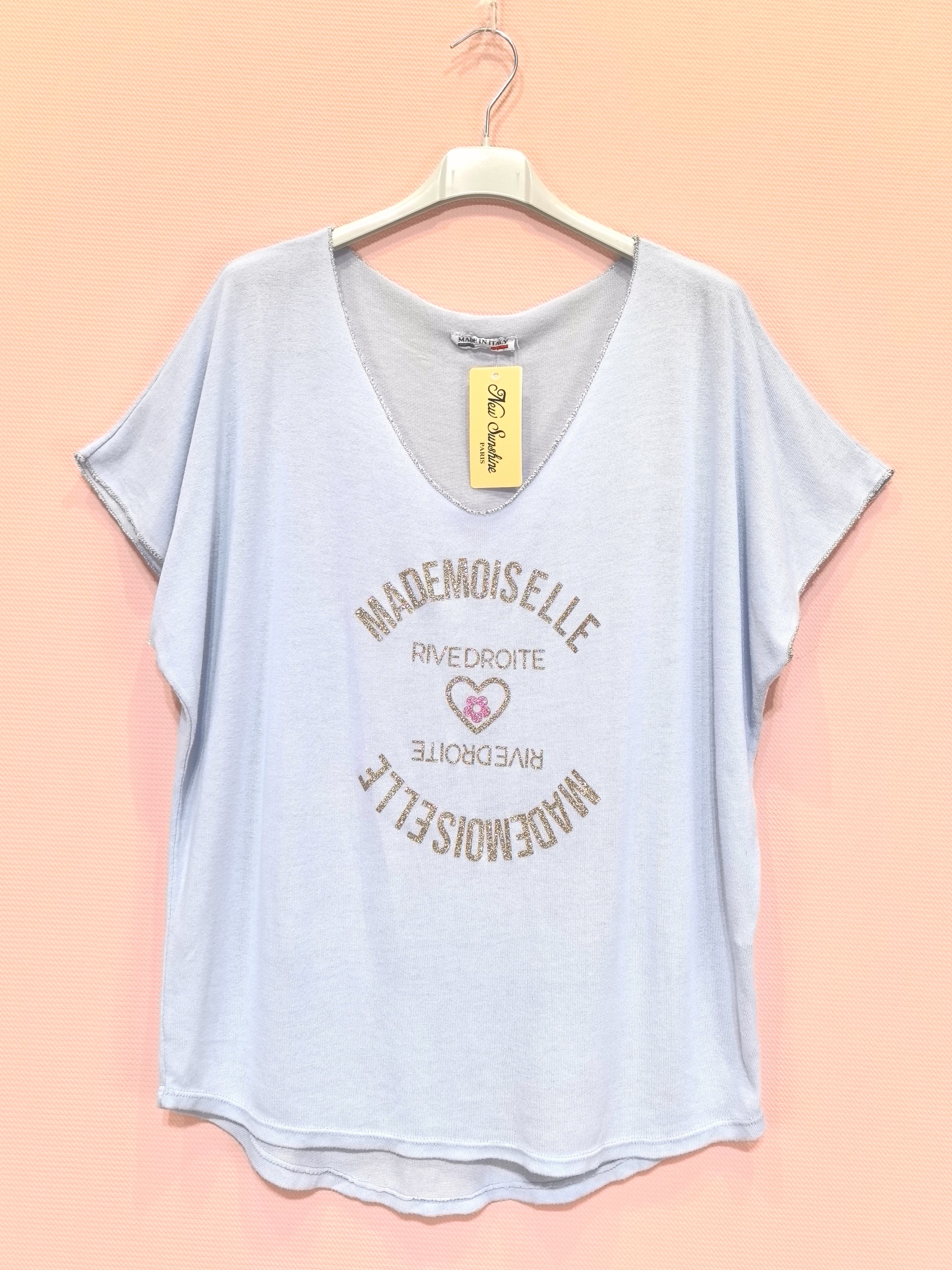 T-shirts Mademoiselle River Droite(x8)