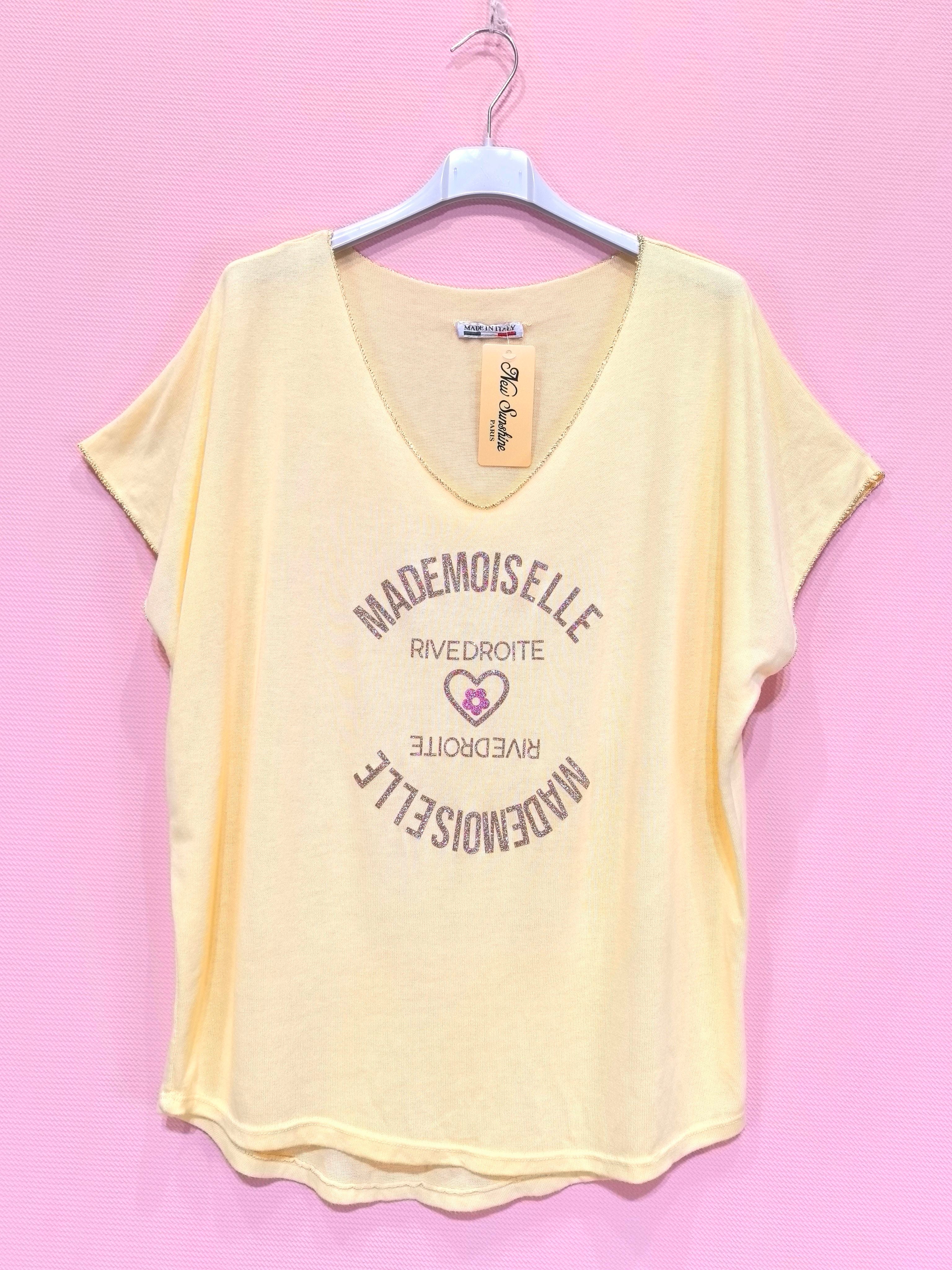 T-shirts Mademoiselle River Droite(x8)