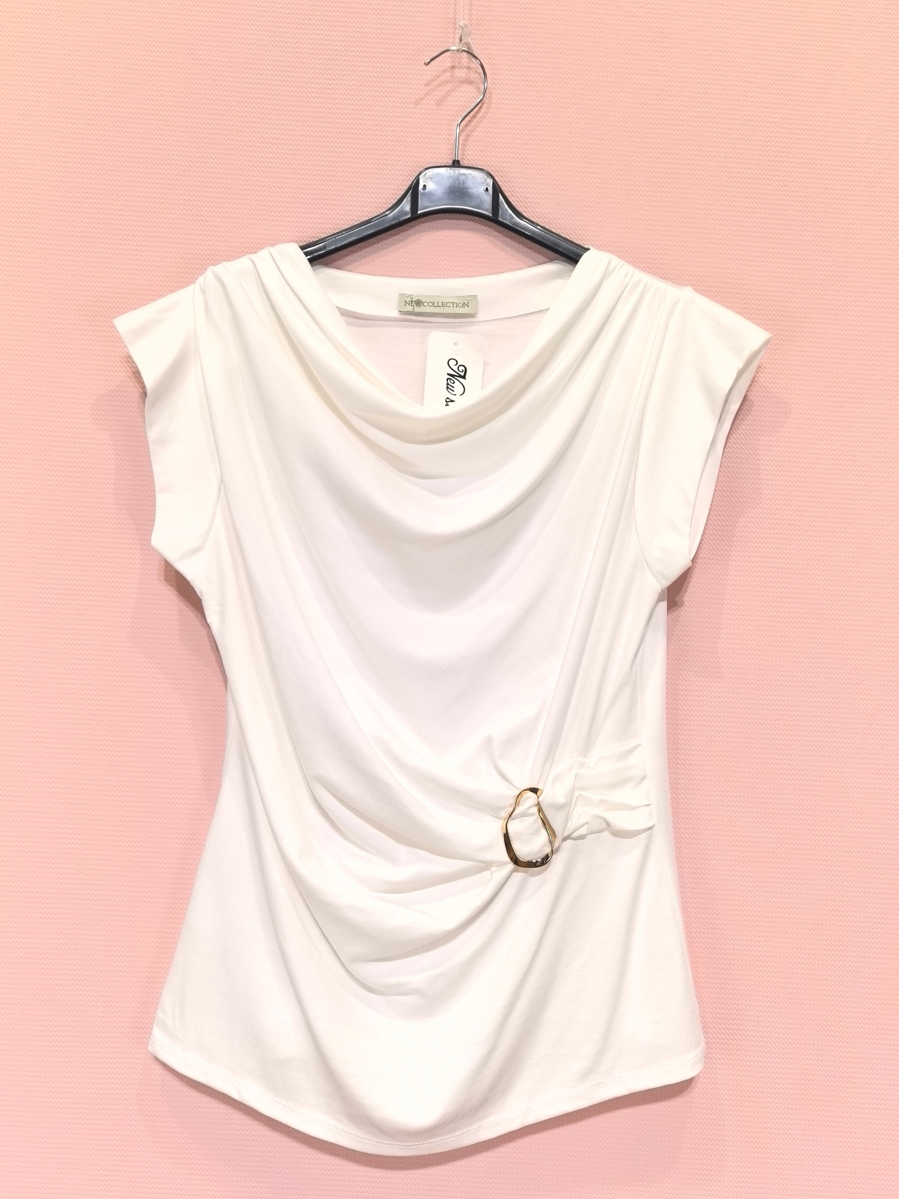 Top drapé avec boucle décorative(x8)