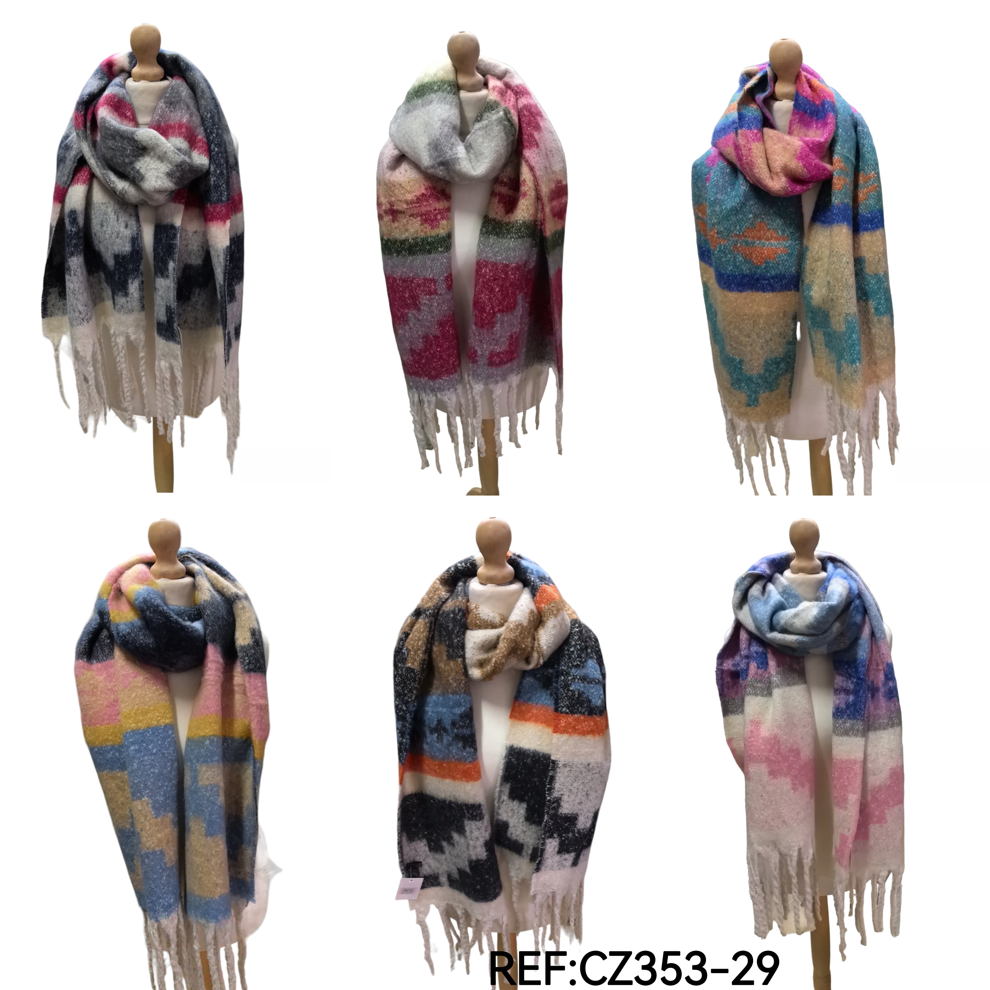 Oversized printed clearance scarf