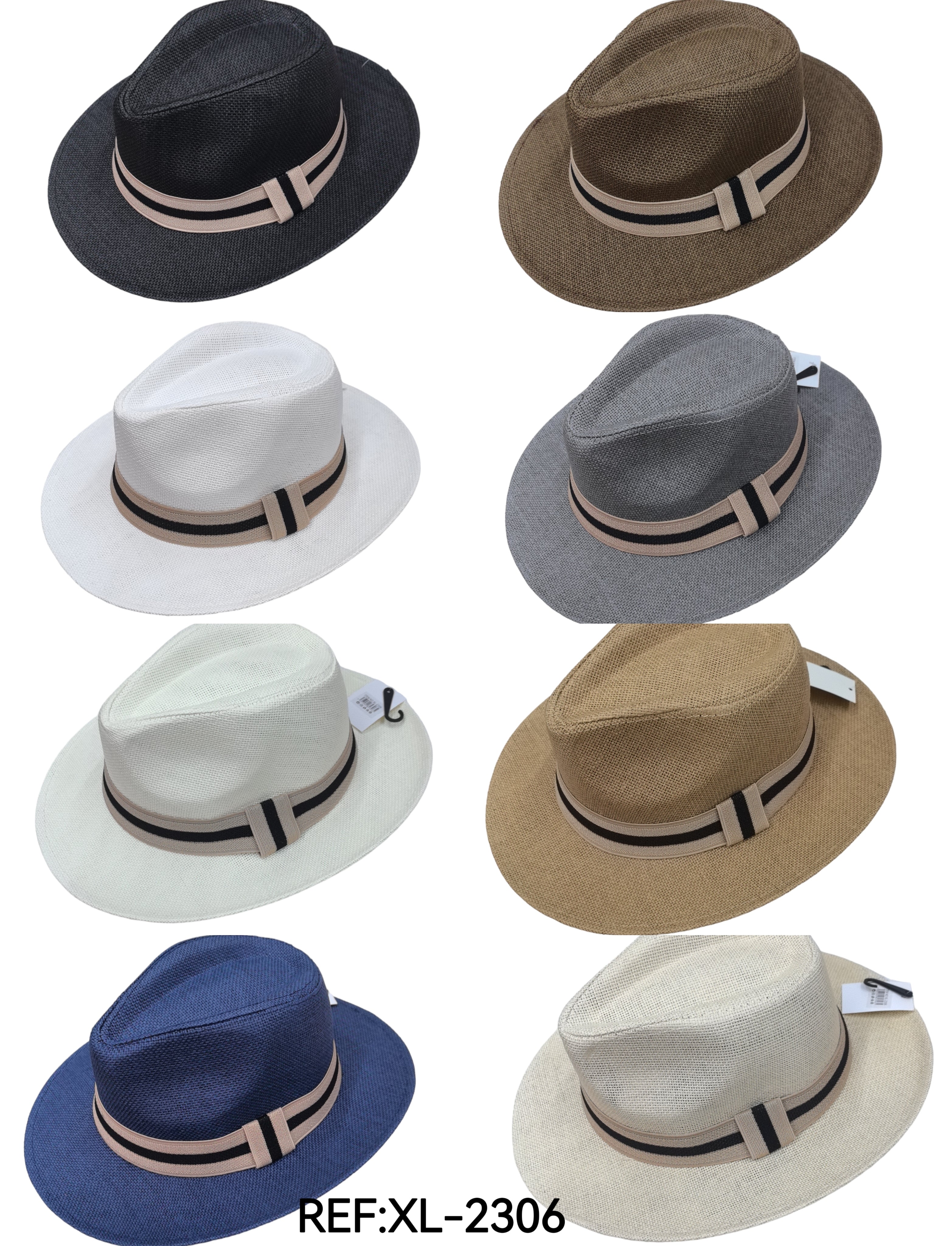 Chapeaux paille (x12)#2306