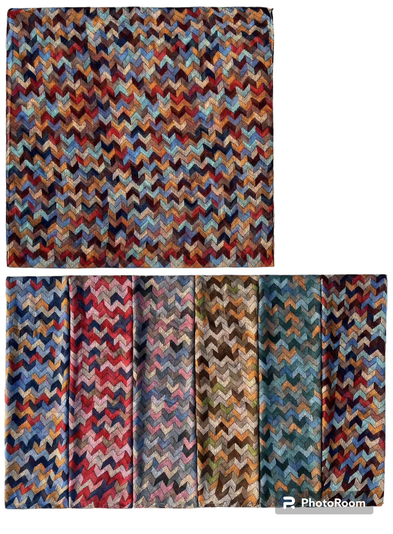 Foulard imprime petite vague
(x12)#17