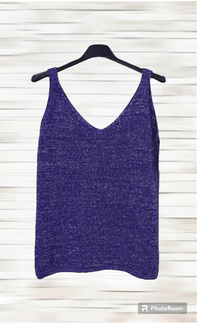 Débardeur maille avec lurex
(x9)